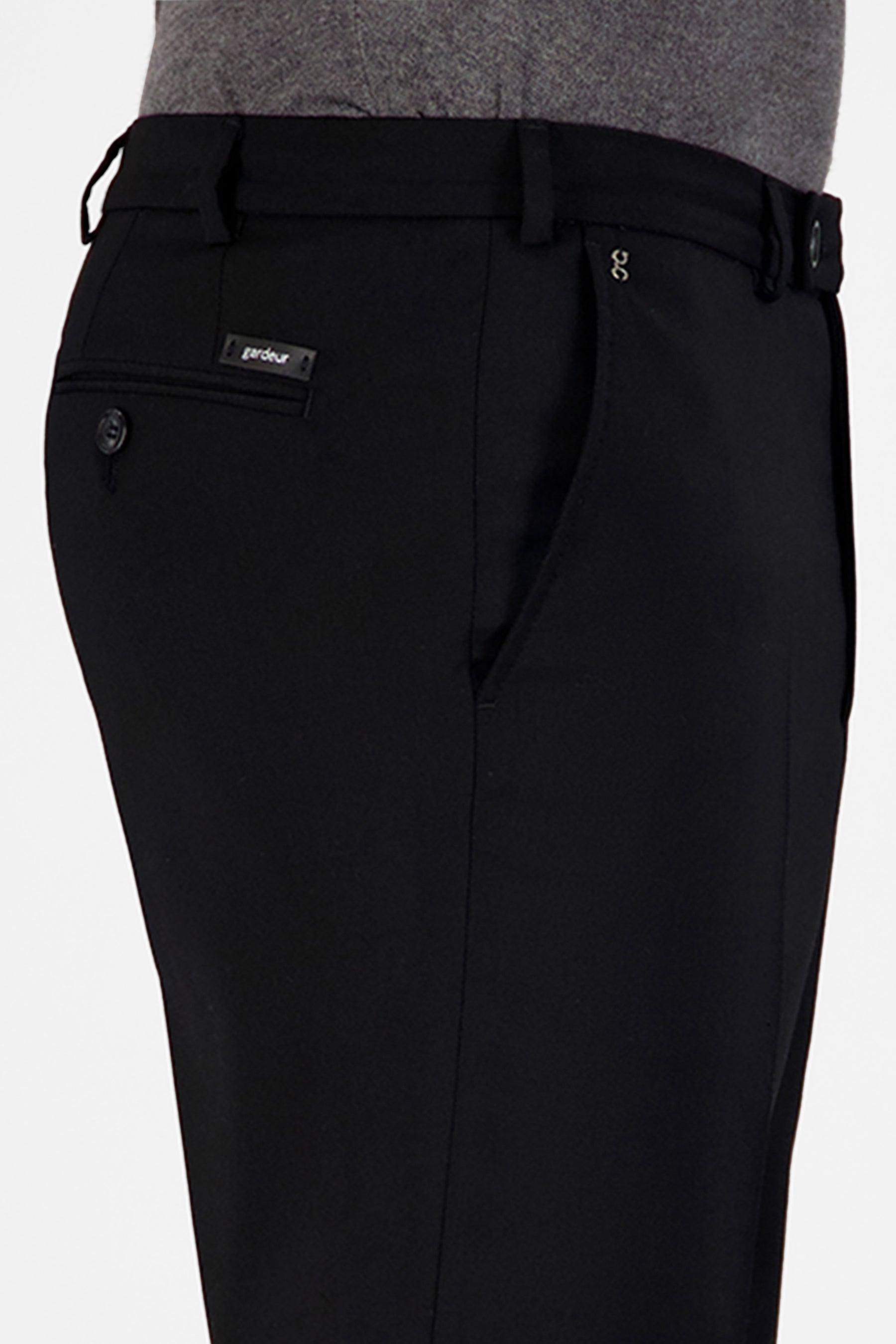 BARDO-5 Hose in Schwarz Hosen Gardeur