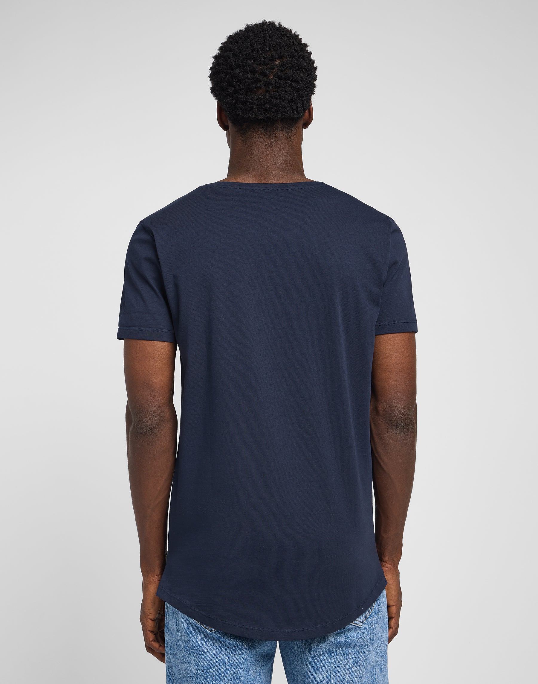 Shaped Tee in Sky Captain T-Shirts Lee