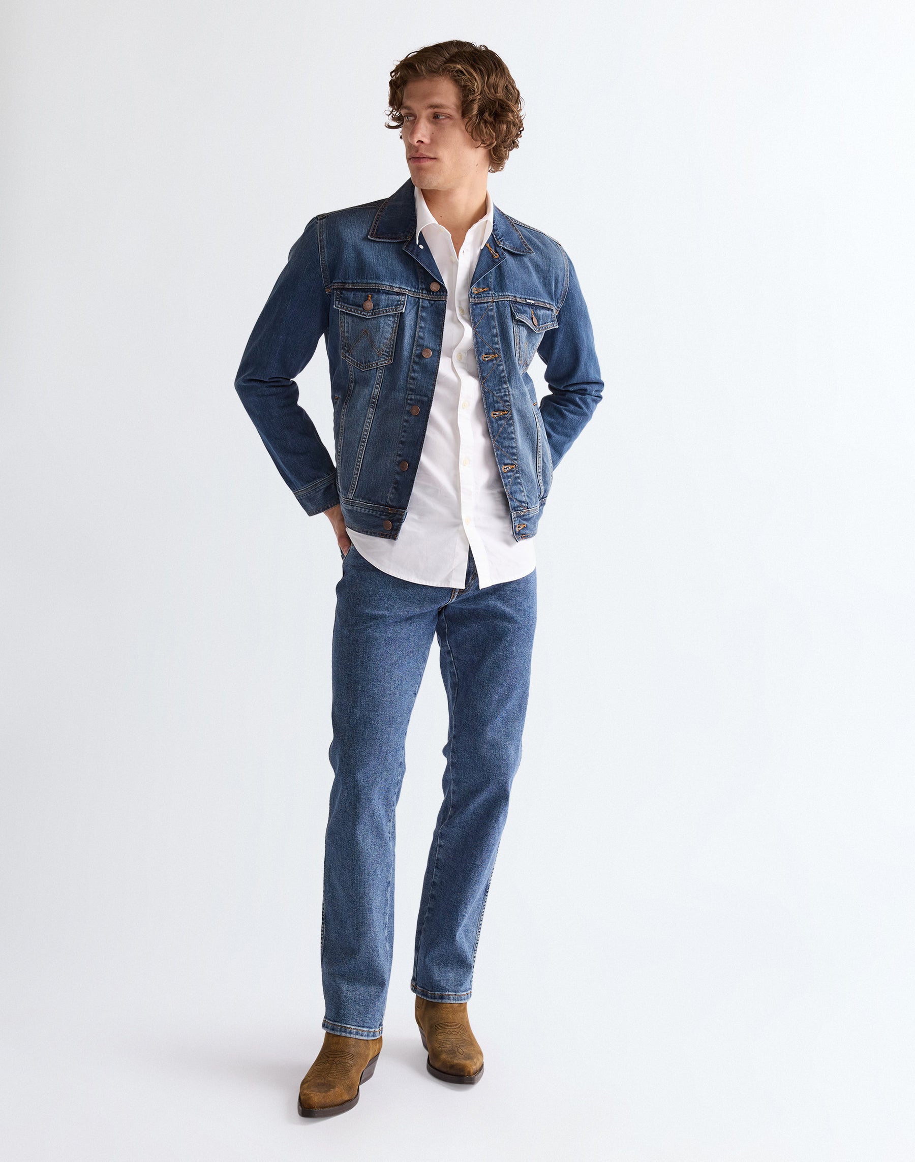Texas Medium Stretch in Stonewash Jeans Wrangler