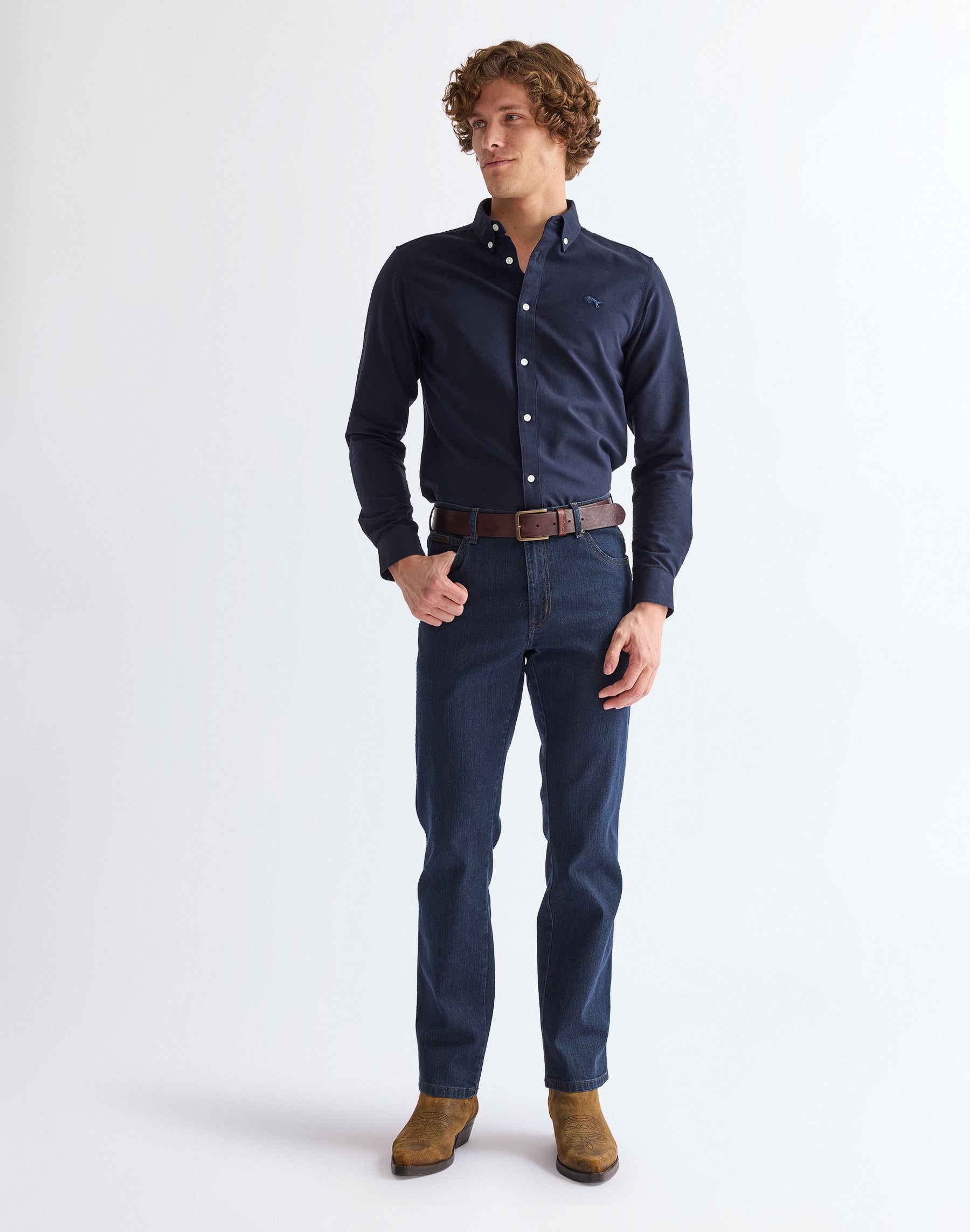 Texas Low Stretch in Blue Black Jeans Wrangler