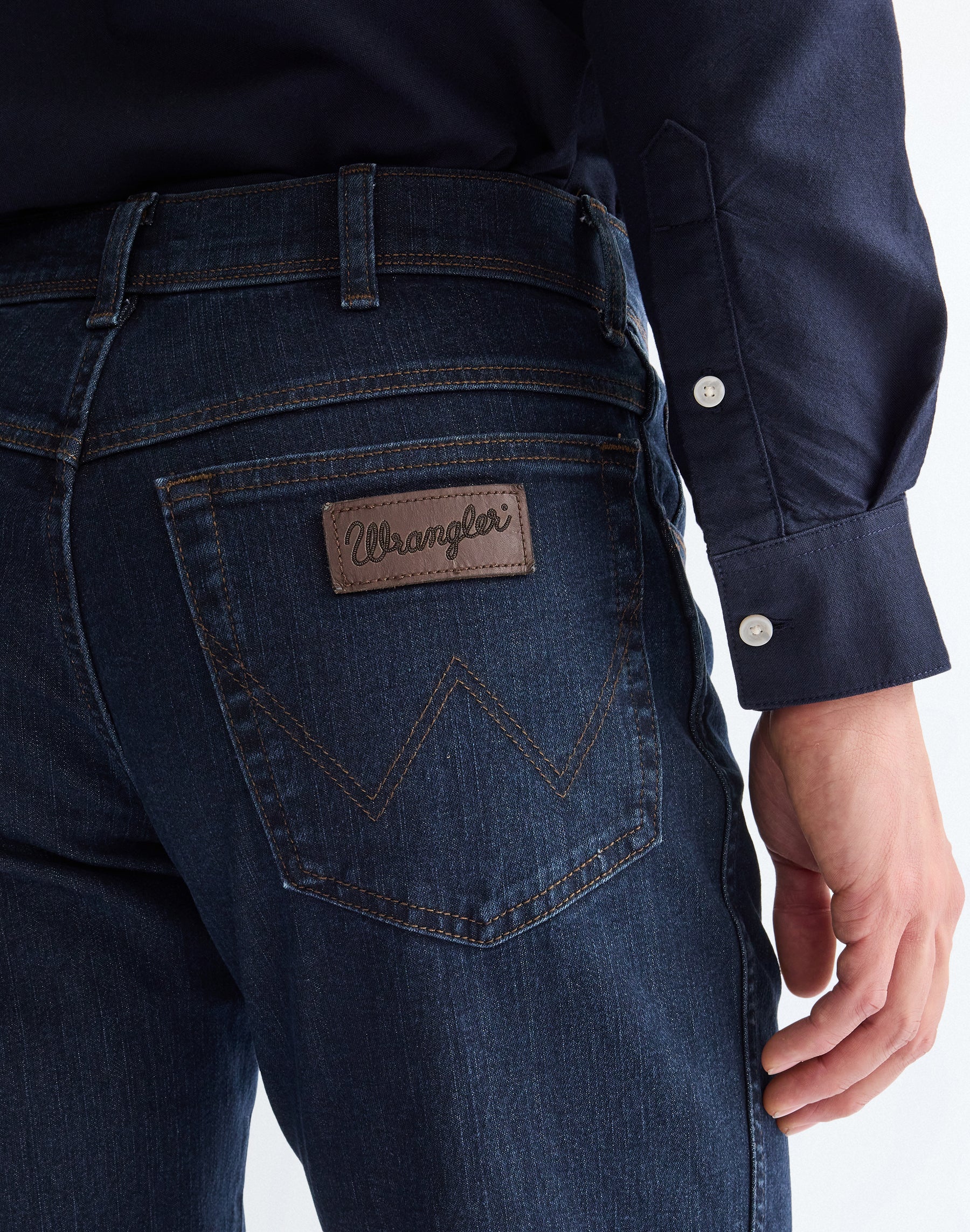 Texas Low Stretch in Blue Black Jeans Wrangler