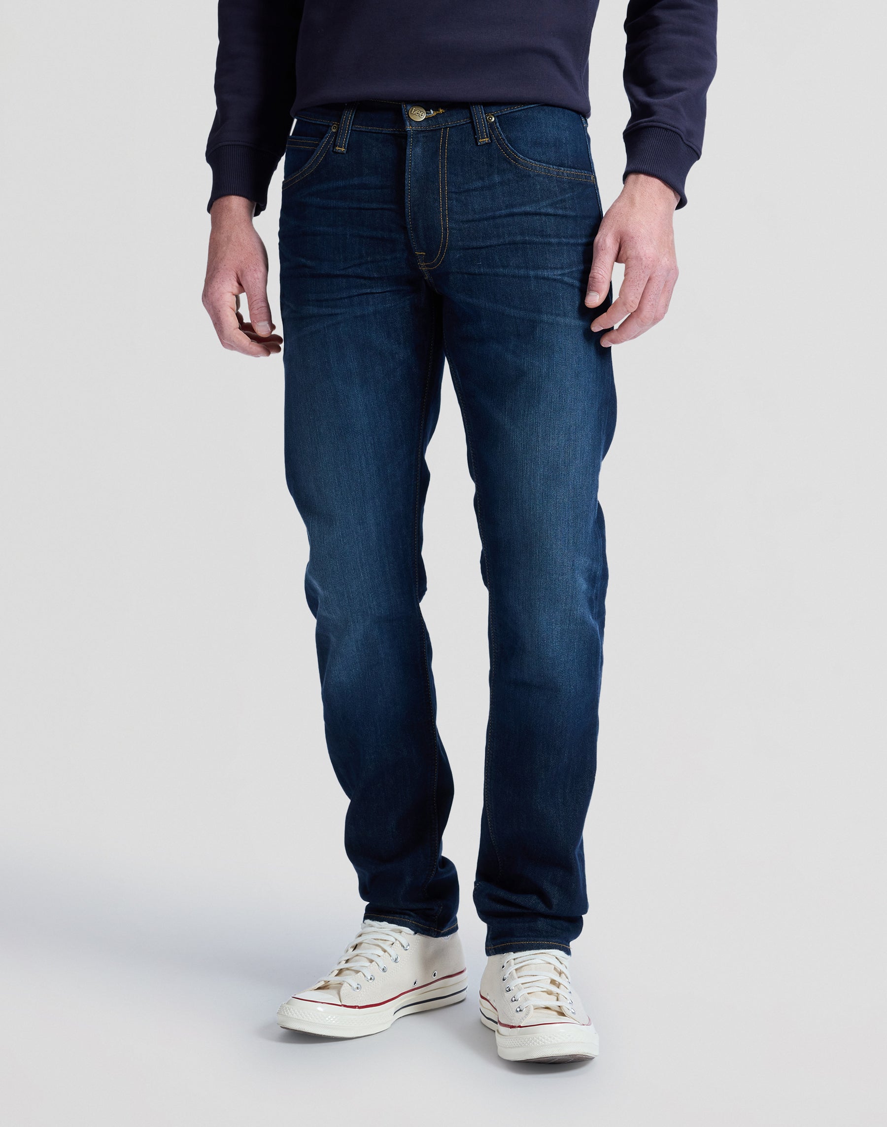 Daren Zip Fly in Strong Hand Jeans Lee