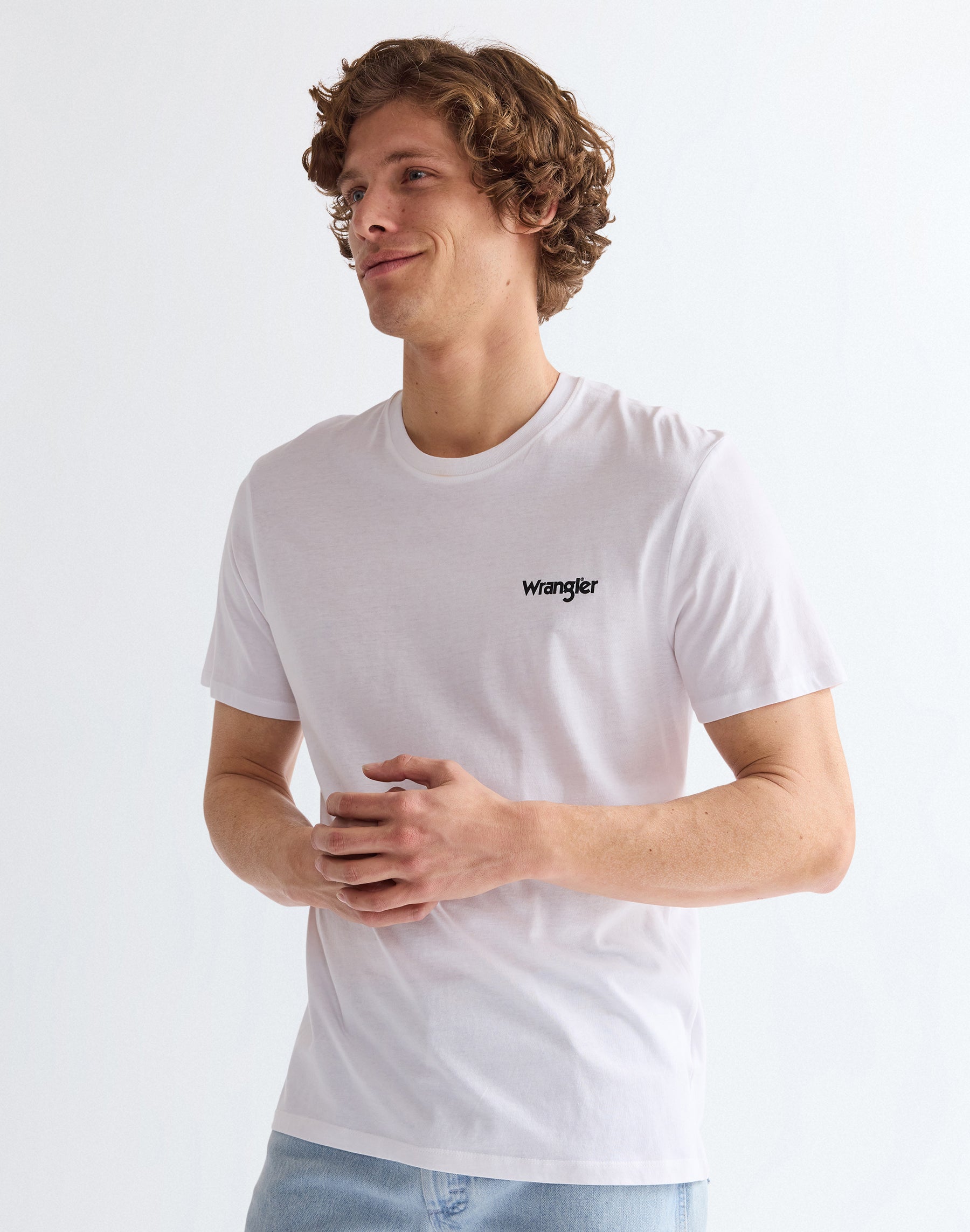 2Pack Sign Off Tee in Real Navy/ White T-Shirts Wrangler