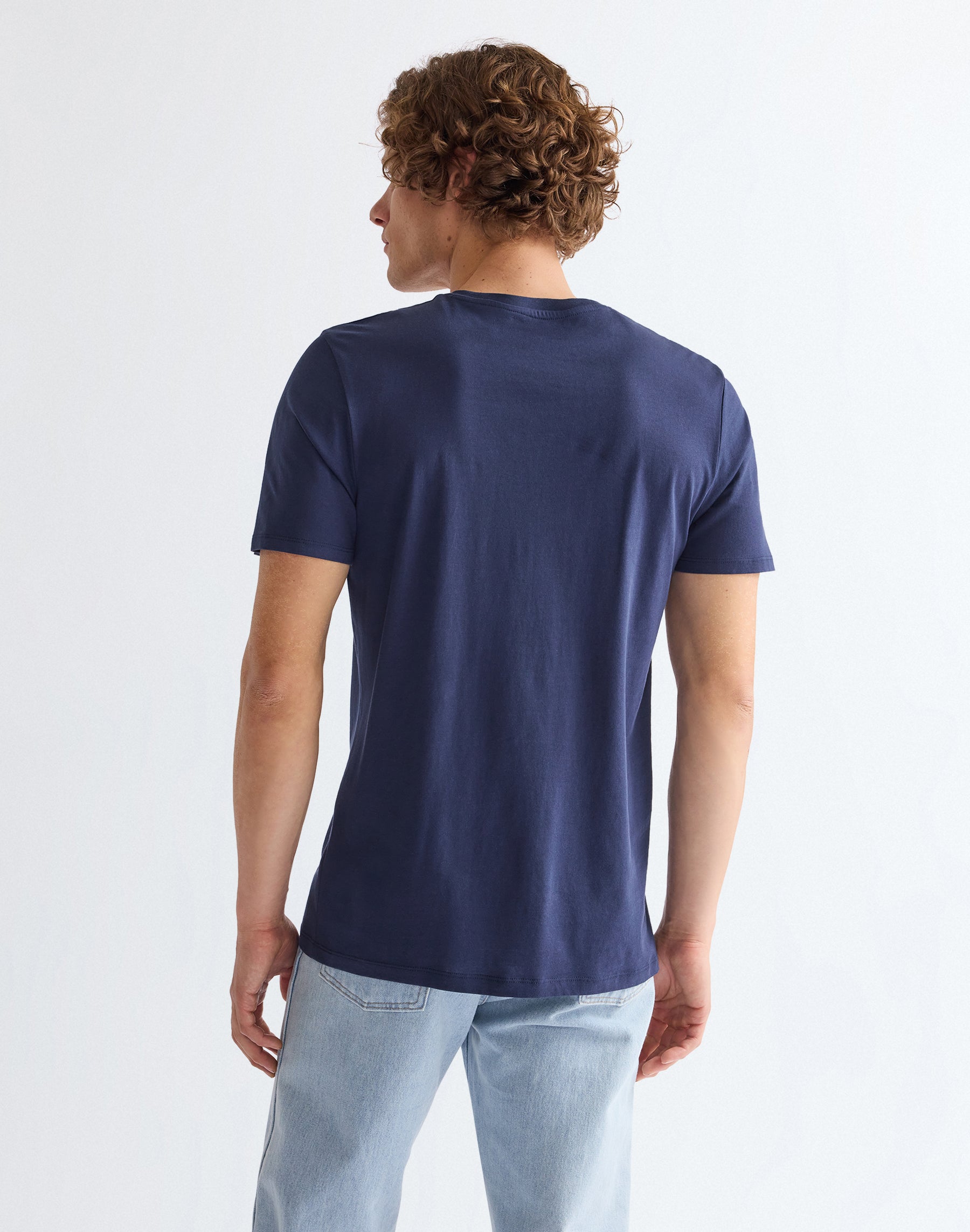 2Pack Sign Off Tee in Real Navy/ White T-Shirts Wrangler