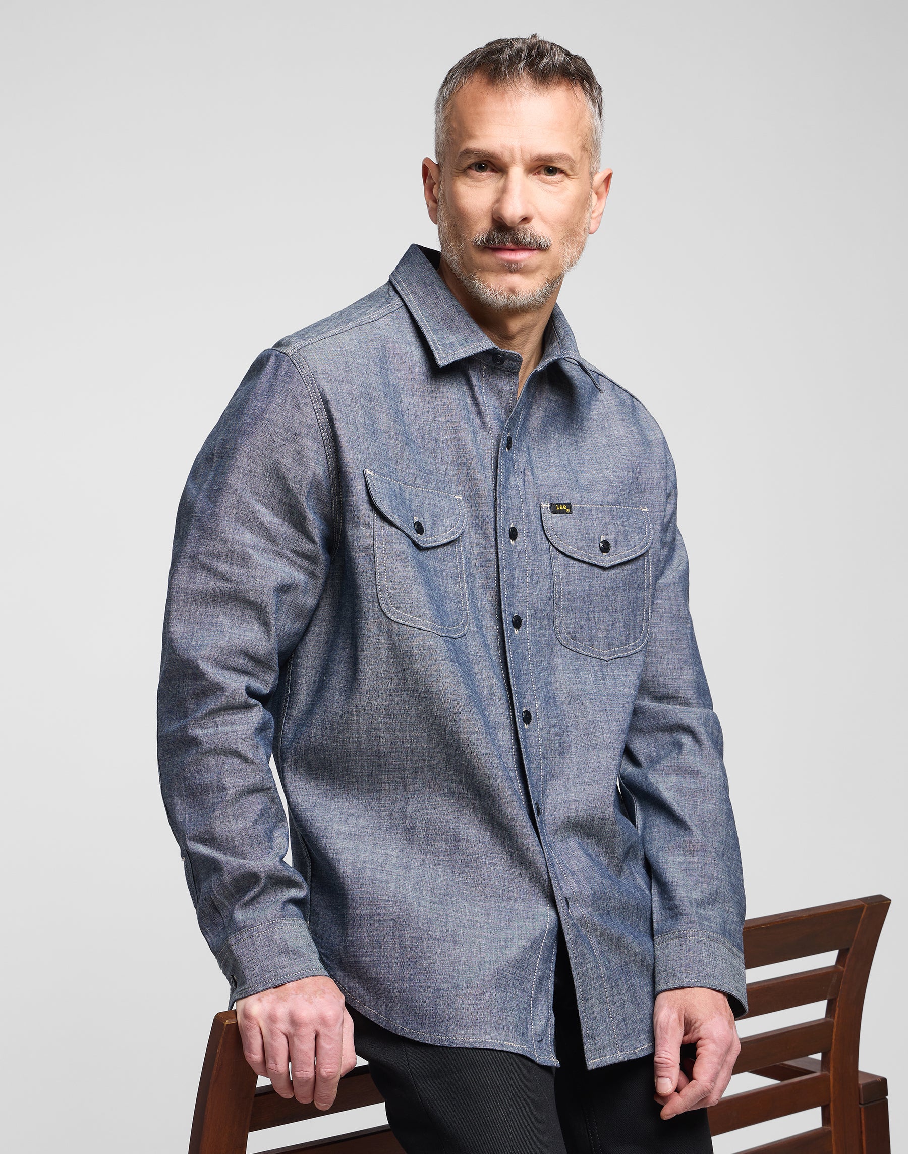 101 70S Shirt in Dry Hemden Lee   