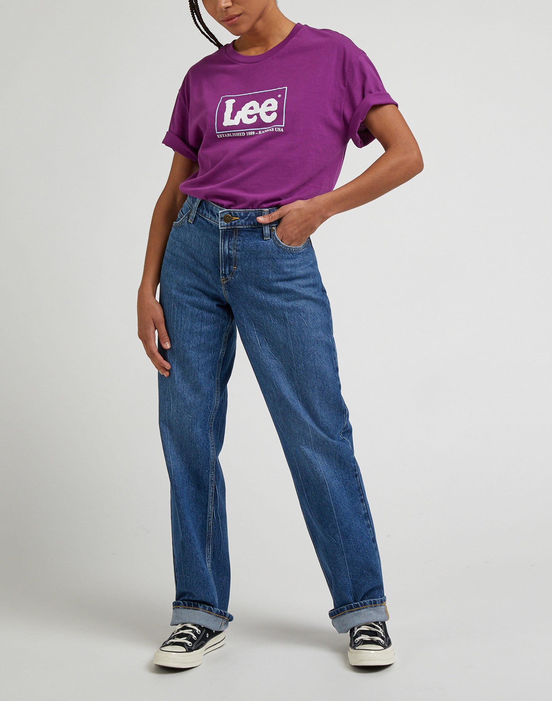 Low Rise Jane in Blue Speed Jeans Lee   