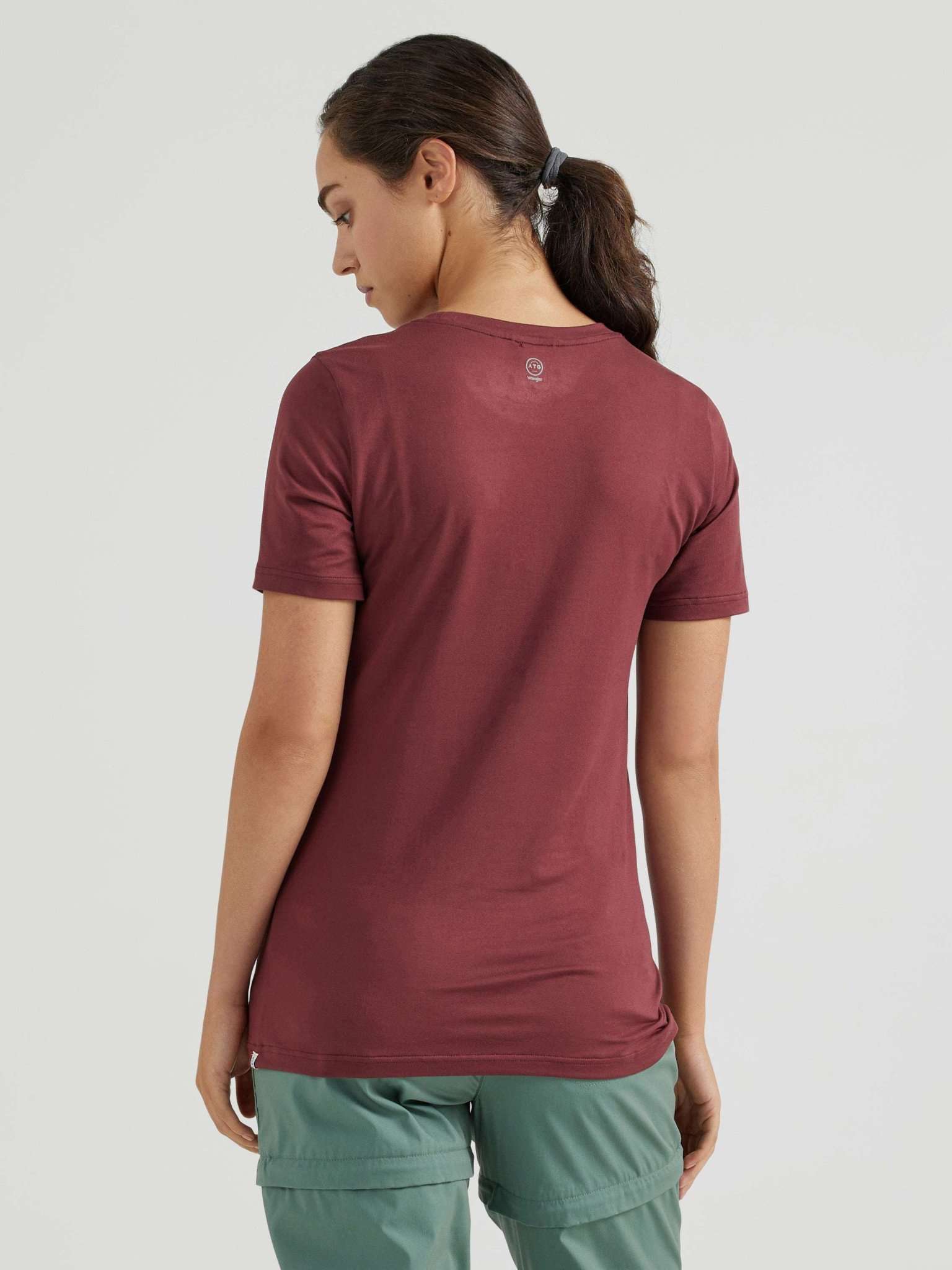 Performance Tee in Red Mahogany T-Shirts Wrangler   