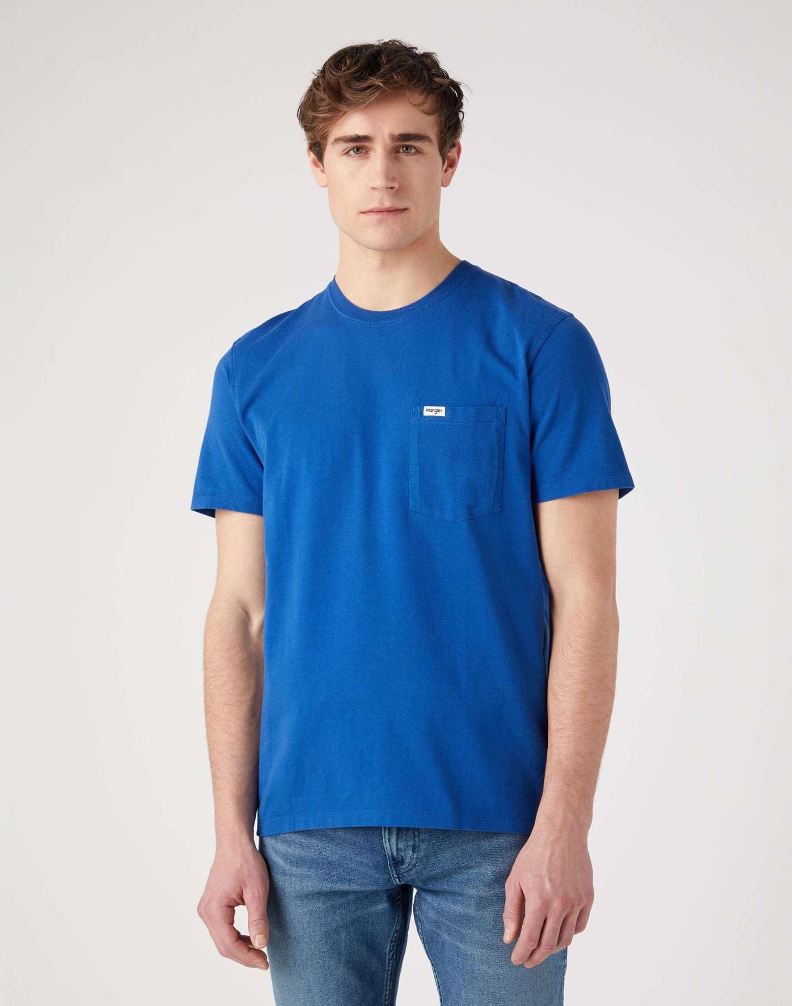 Pocket Tee in True Blue T-Shirts Wrangler   