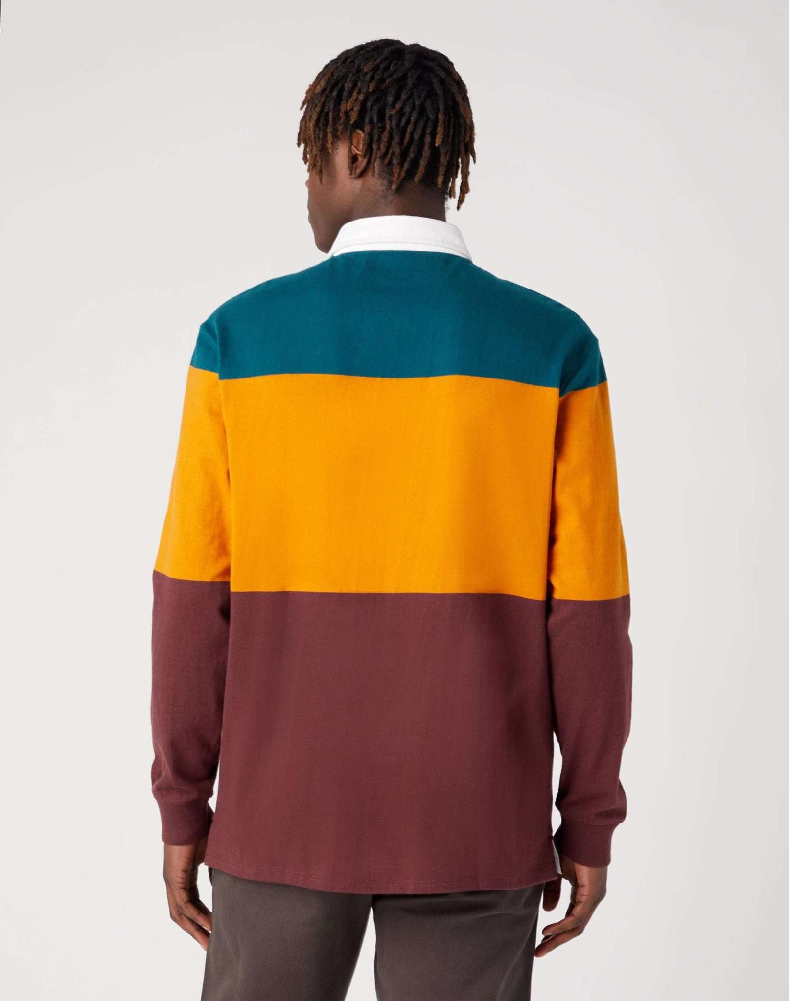 LS Rugby Polo in Golden Oak Pullover Wrangler   