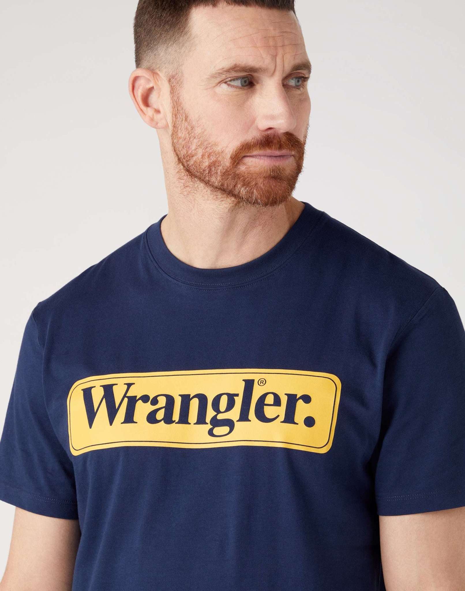 Wrangler Tee in Navy T-Shirts Wrangler   