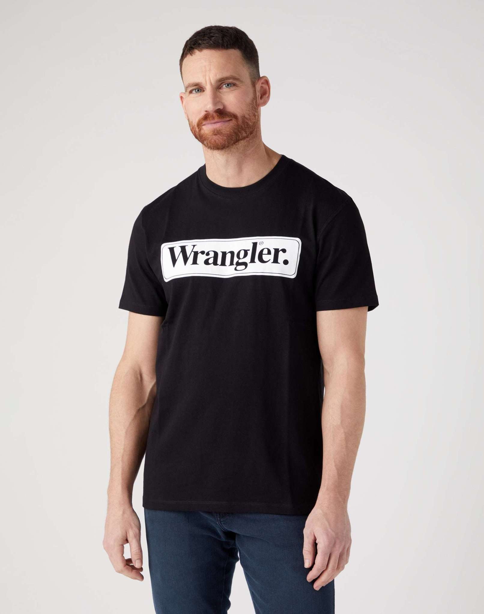 Wrangler Tee in Black T-Shirts Wrangler   