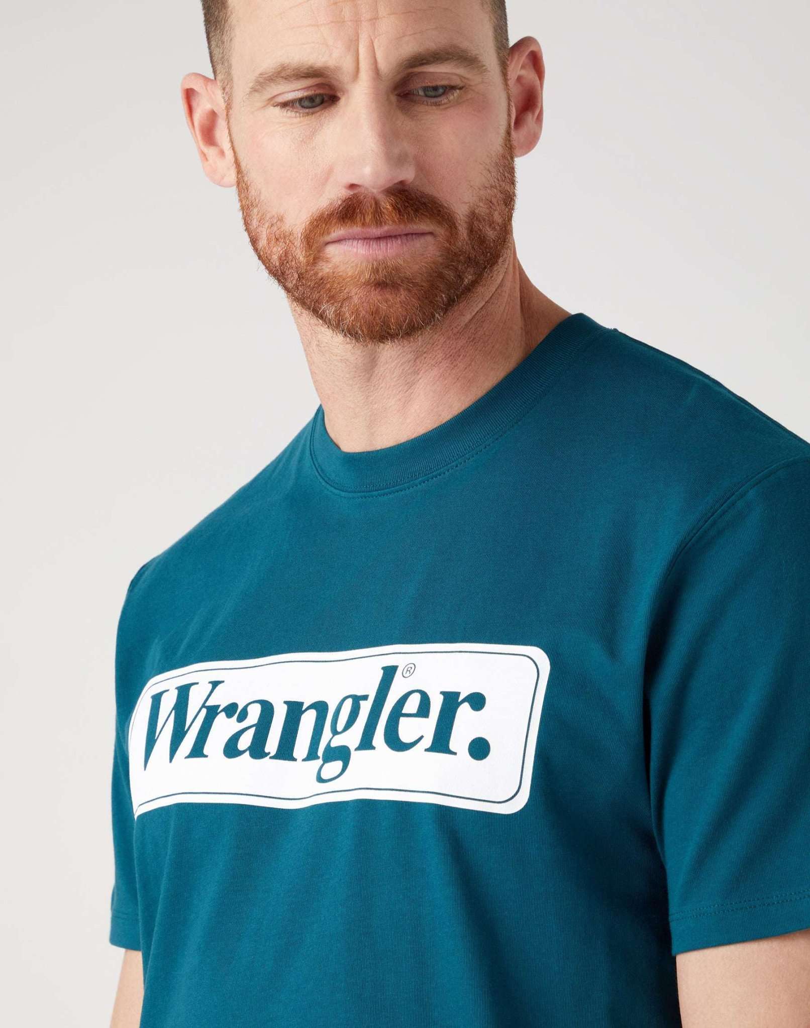 Wrangler Tee in Deep Teal Green T-Shirts Wrangler   