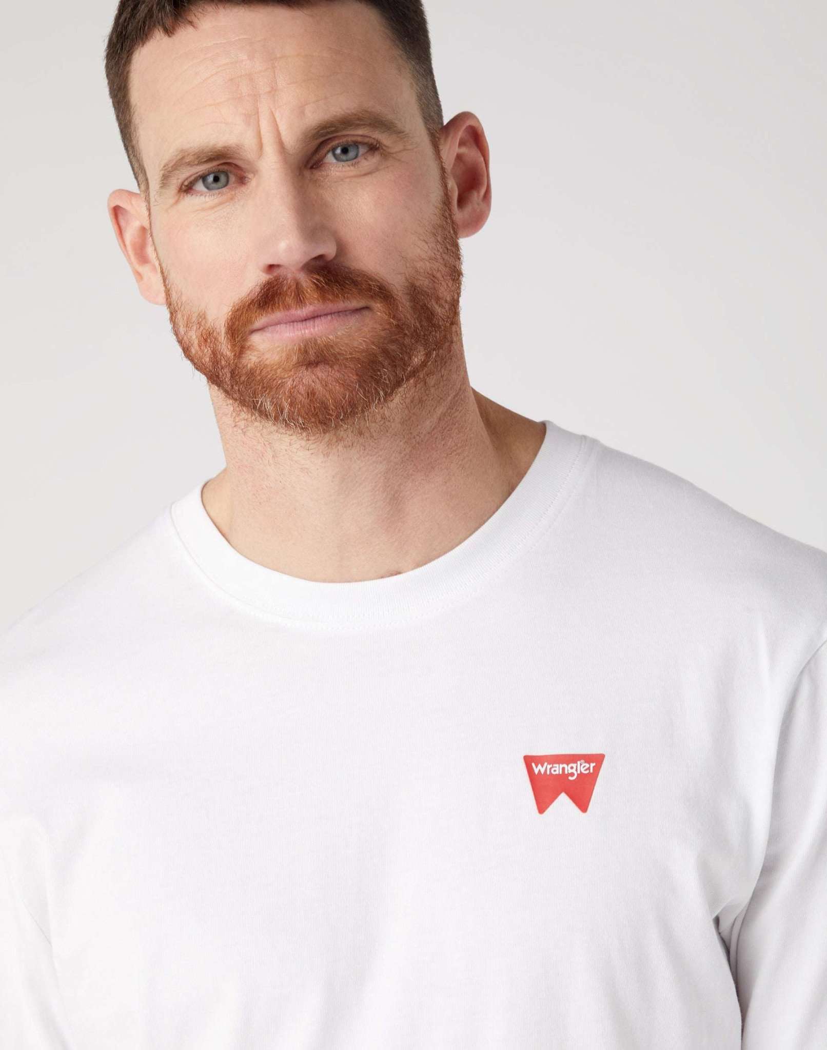 LS Sign Off Tee in White Pullover Wrangler   