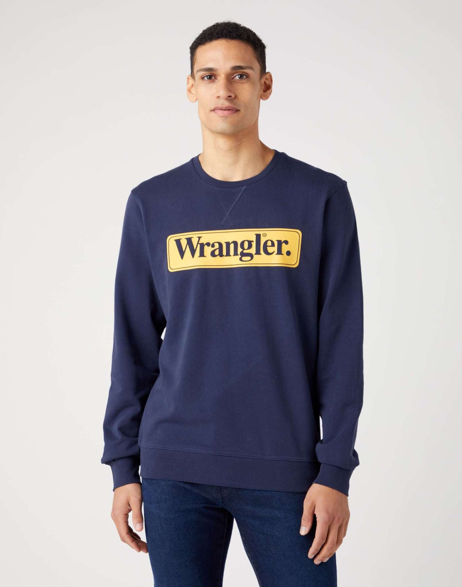 Seasonal Crew in Navy Sweatshirts Wrangler   