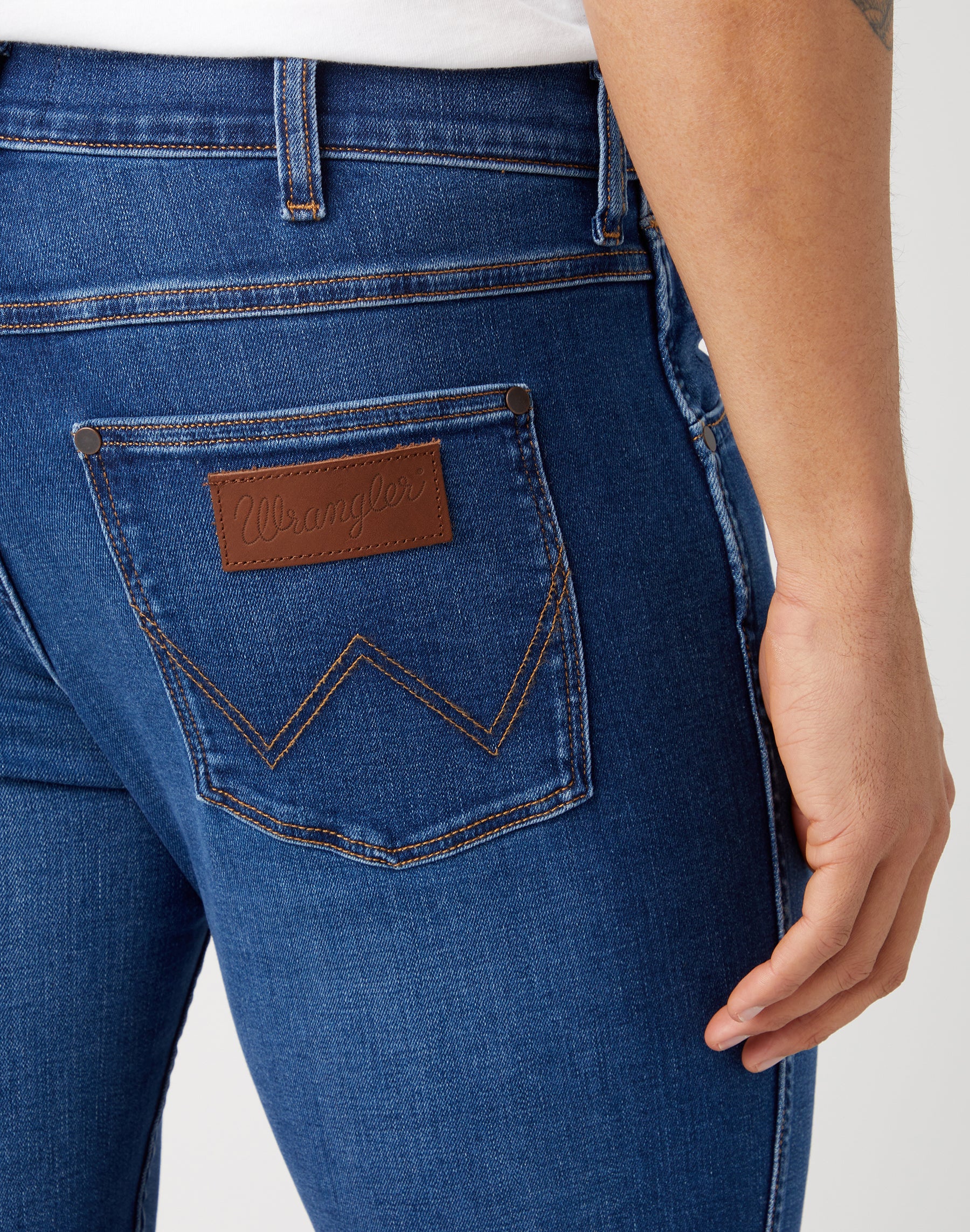 Greensboro Medium Stretch in Orion Jeans Wrangler   