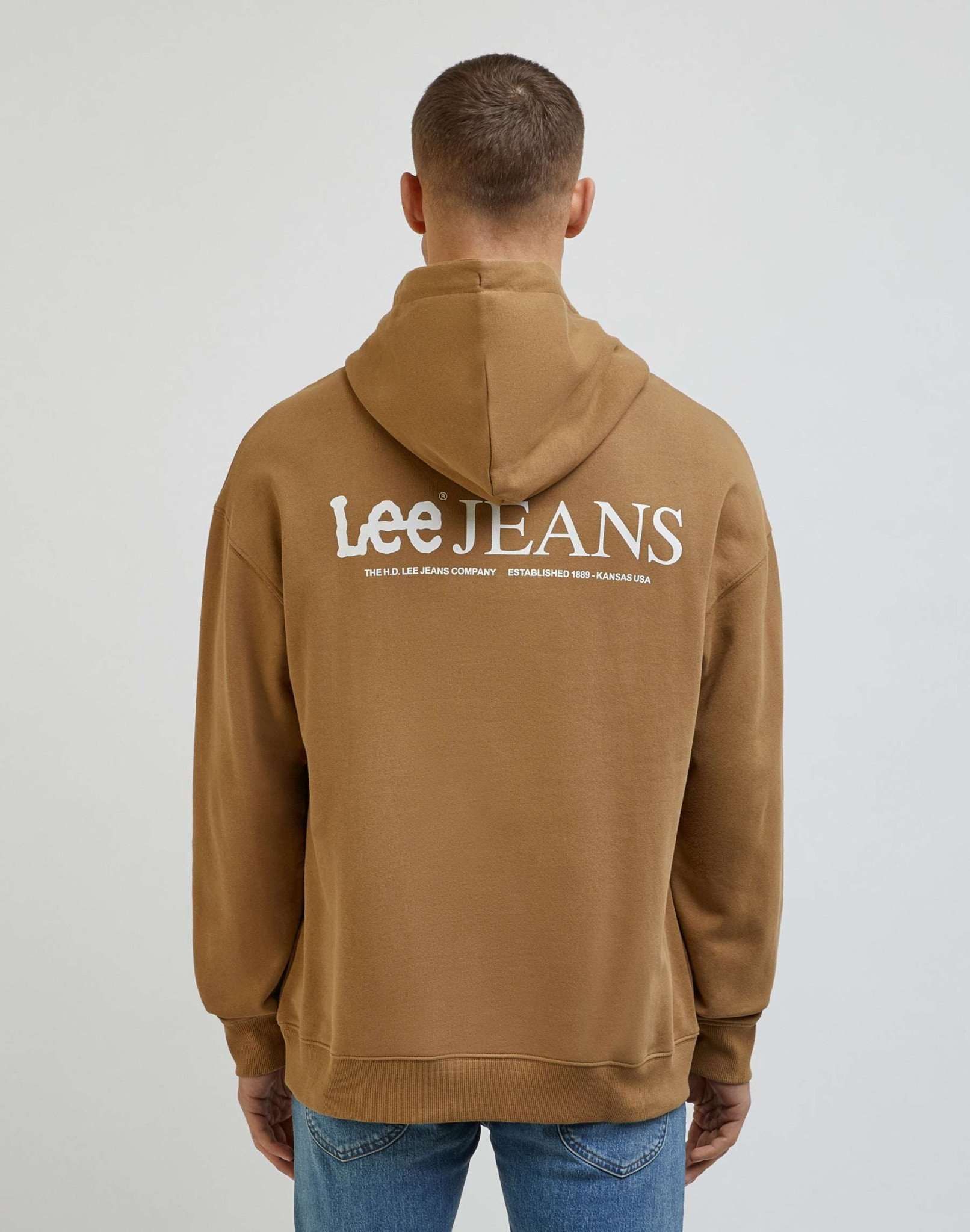 Loose Logo Hoodie in Clay Kapuzenpullover Lee   