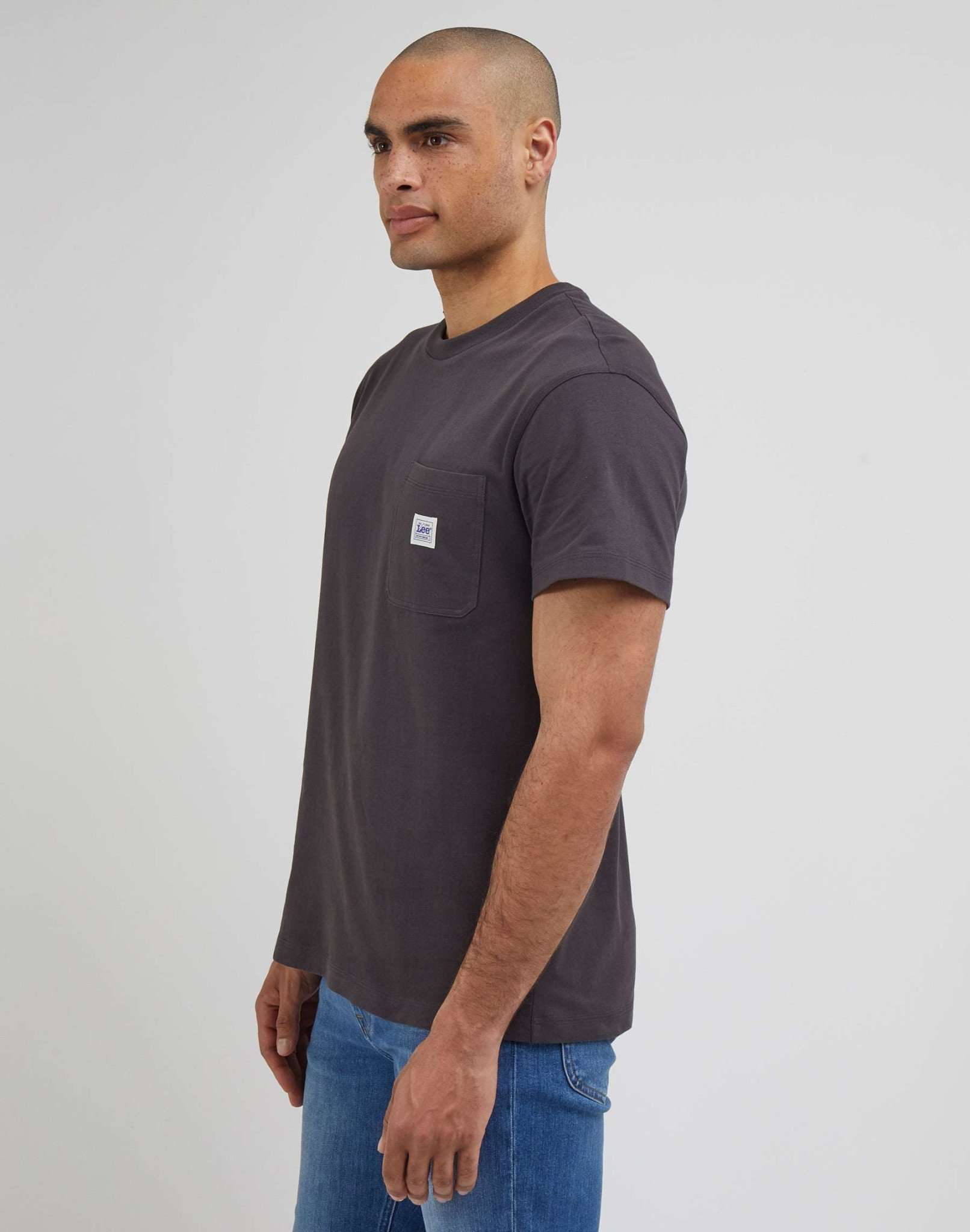 WW Pocket Tee in Washed Black T-Shirts Lee   