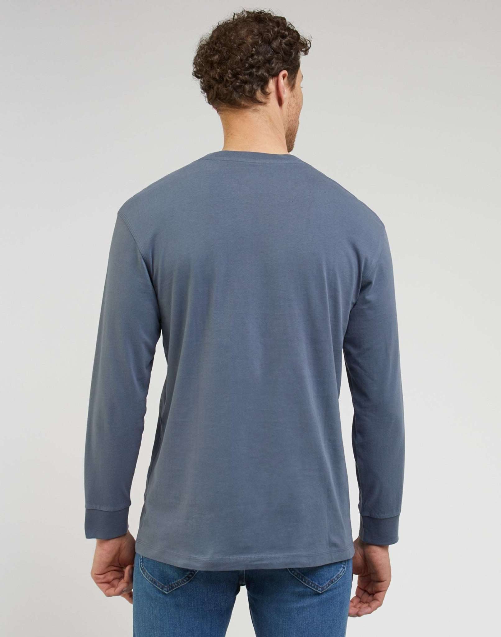 LS Ww Pocket Tee in Taint Grey Pullover Lee   