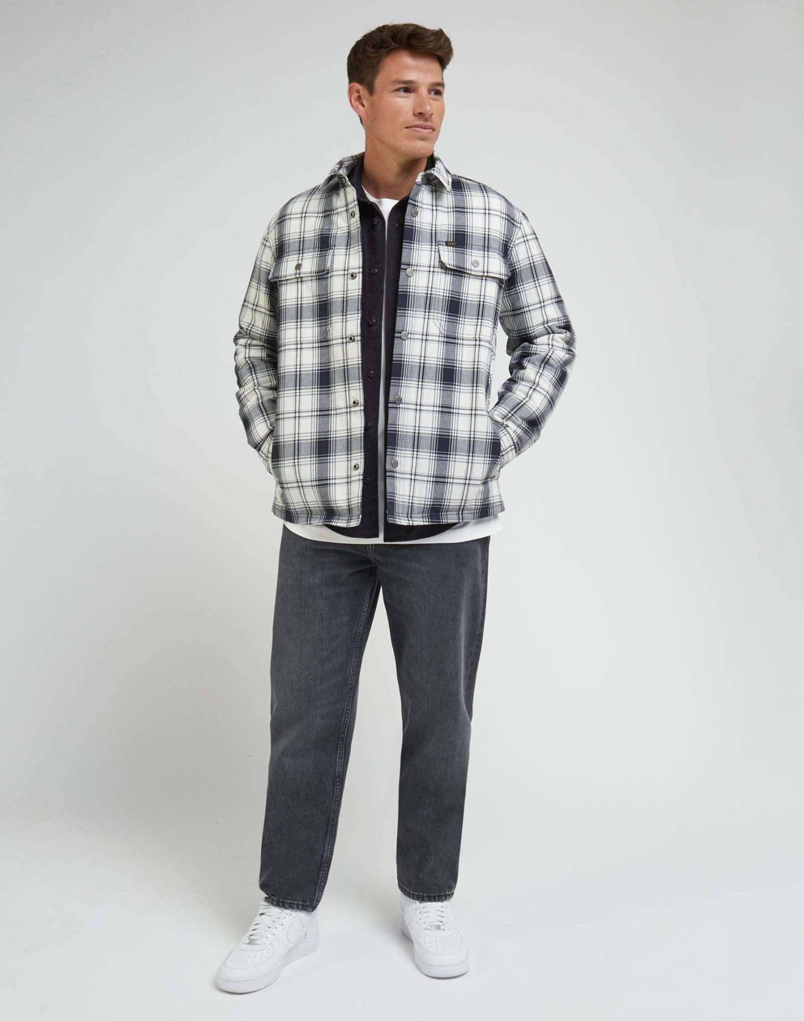 Workwear Overshirt in Ecru Hemden Lee   