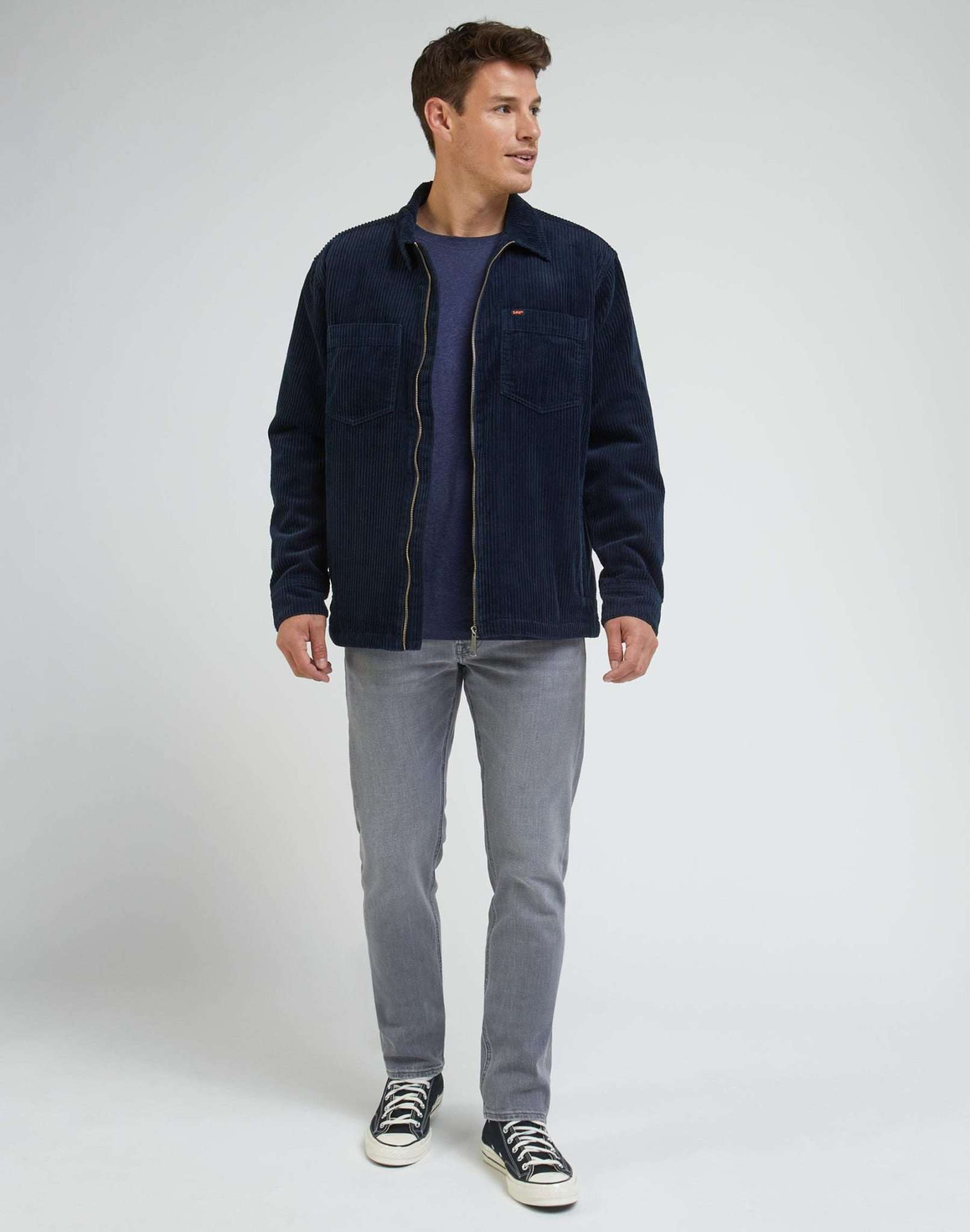 Relaxed Chetopa Overshirt in Sky Captain Hemden Lee   