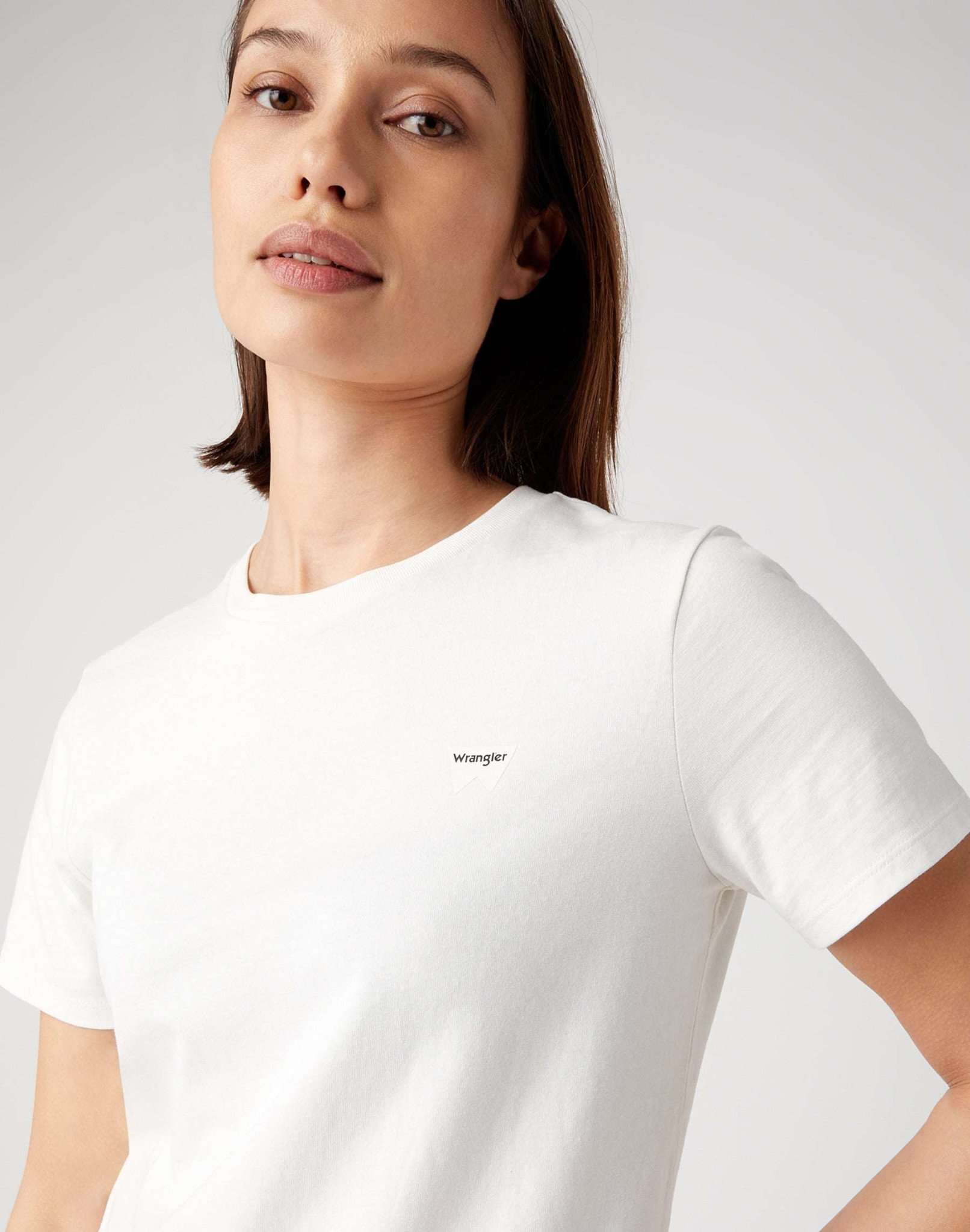 Slim Tee in Worn White T-Shirts Wrangler   