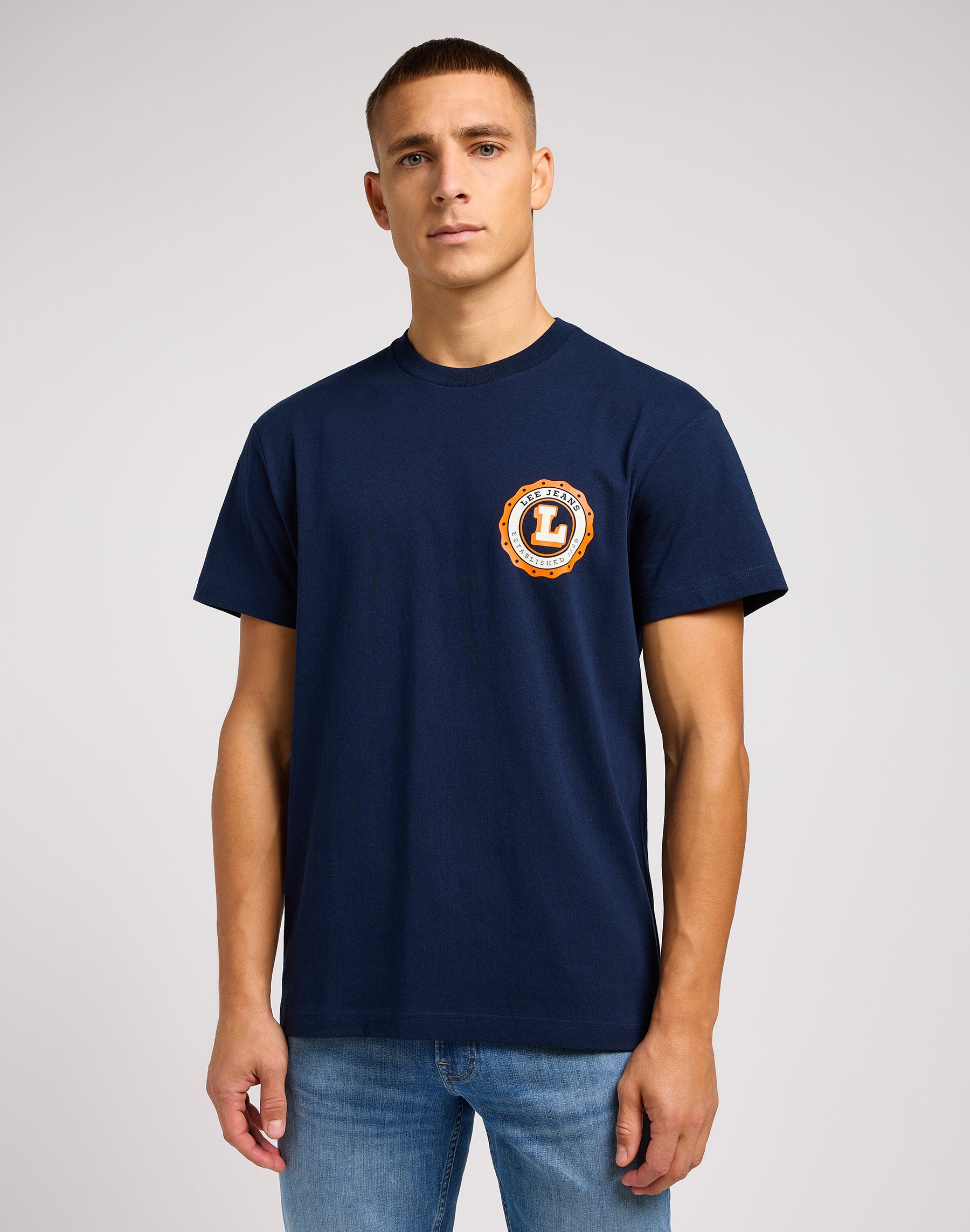 Varsity Tee in Emperor Navy T-Shirts Lee   