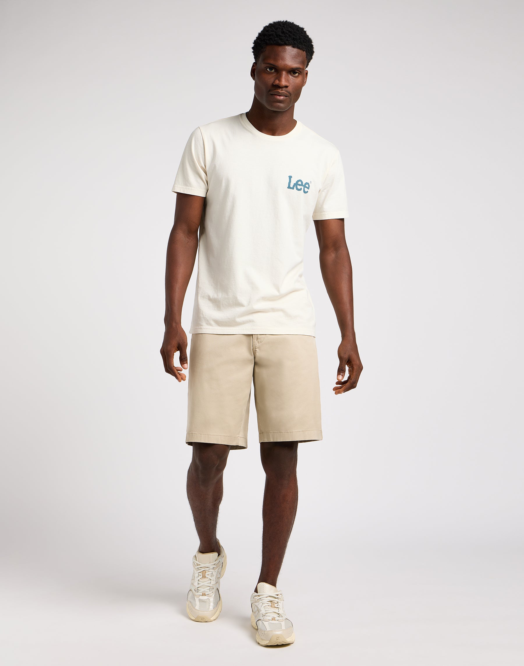 Relaxed Chino Short in Stone Shorts Lee   