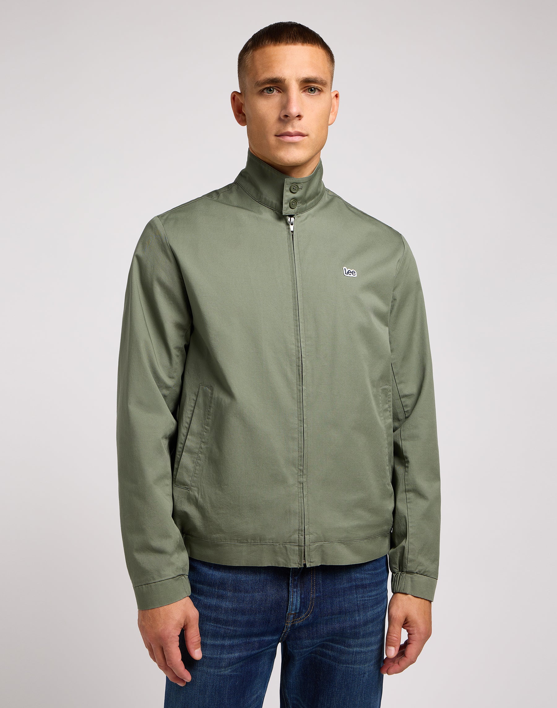 Harrington Jacket in Olive Grove Jacken Lee   