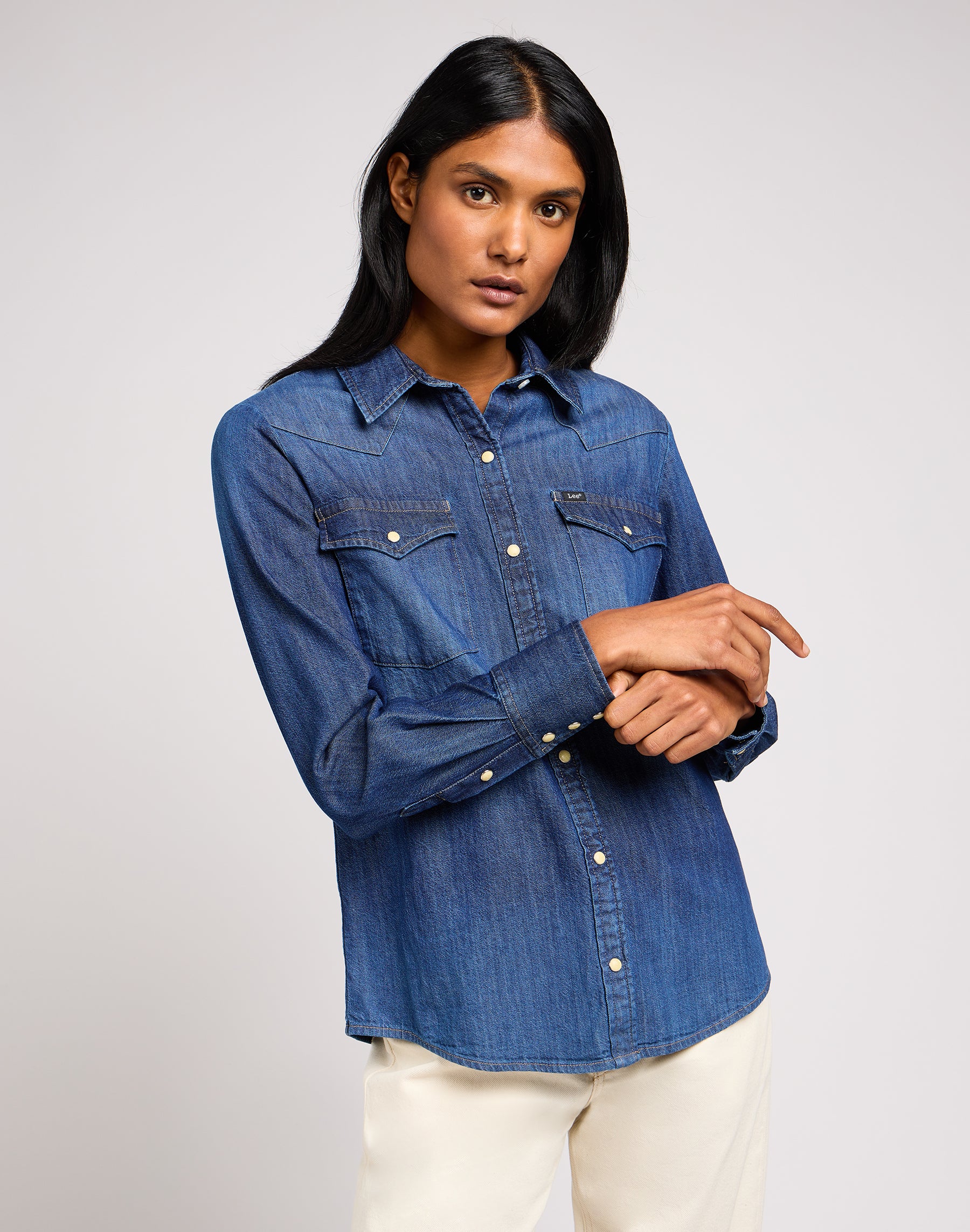 Regular Western Shirt in Through The Woods Hemden Lee   