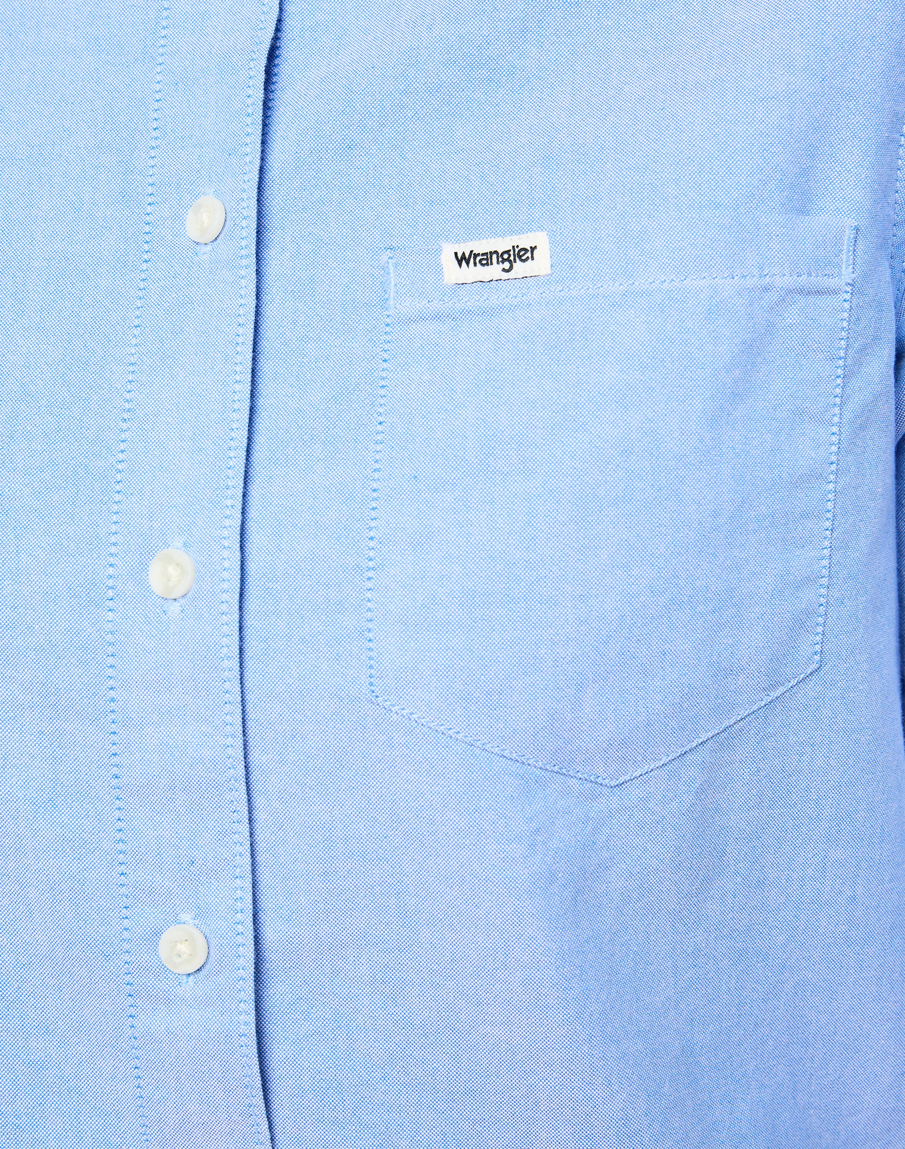 One Pocket Shirt in Bright Blue Hemden Wrangler   
