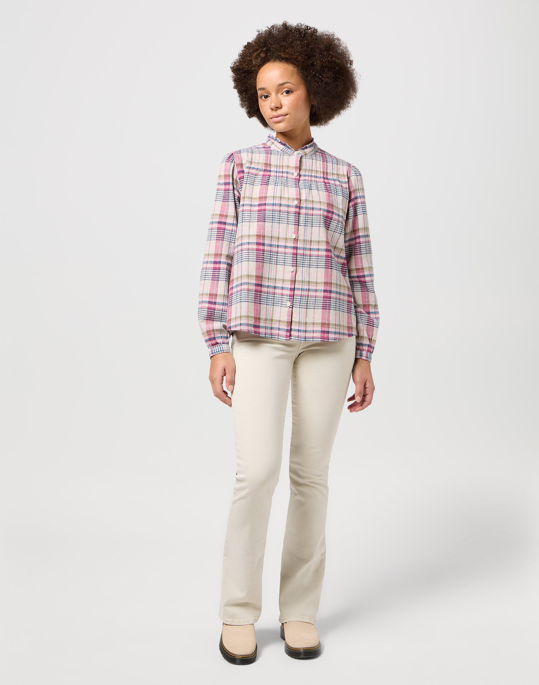 Pintuck Blouse in Violet Quartz Hemden Wrangler   