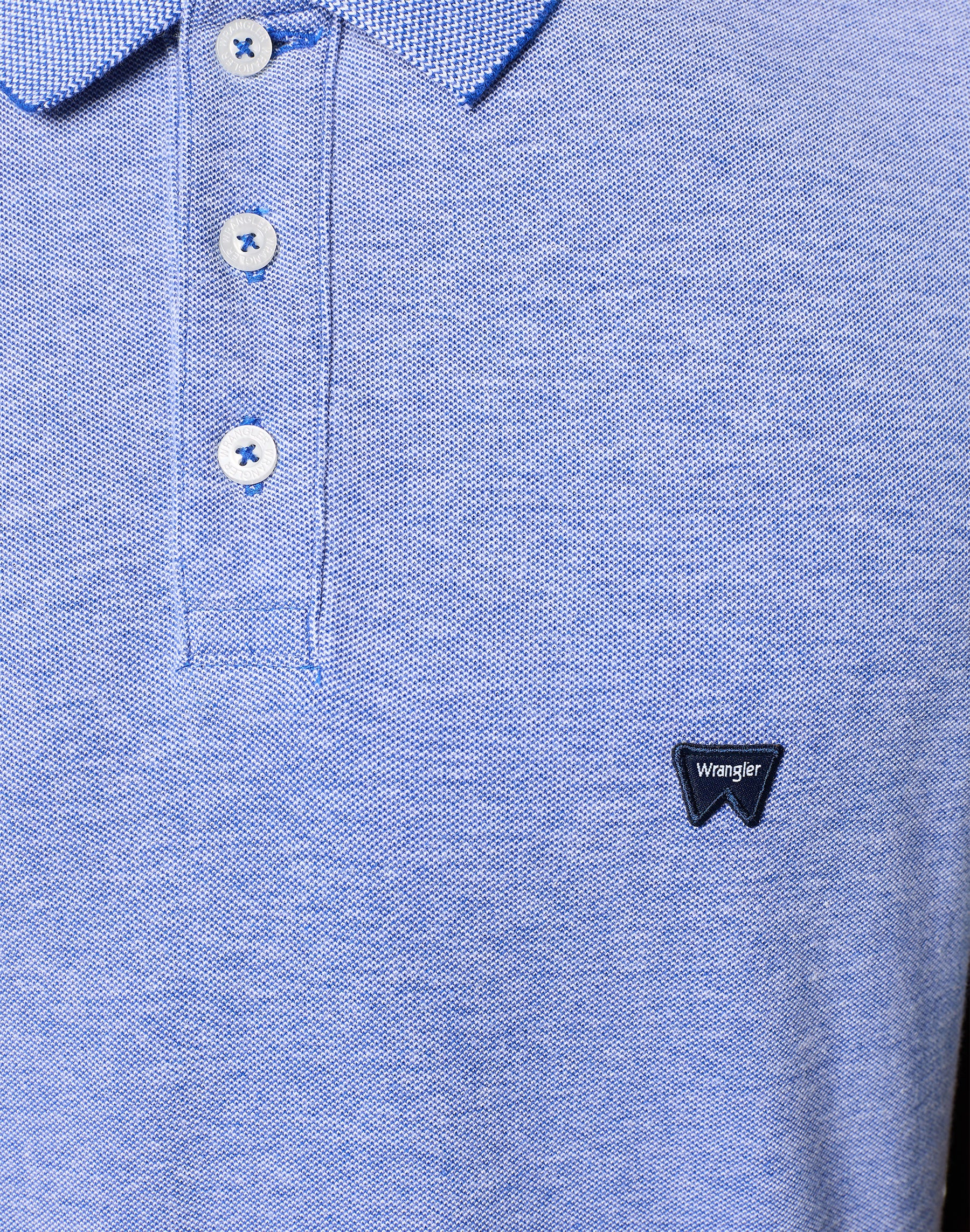Refined Polo Shirt in Blue Polos Wrangler   