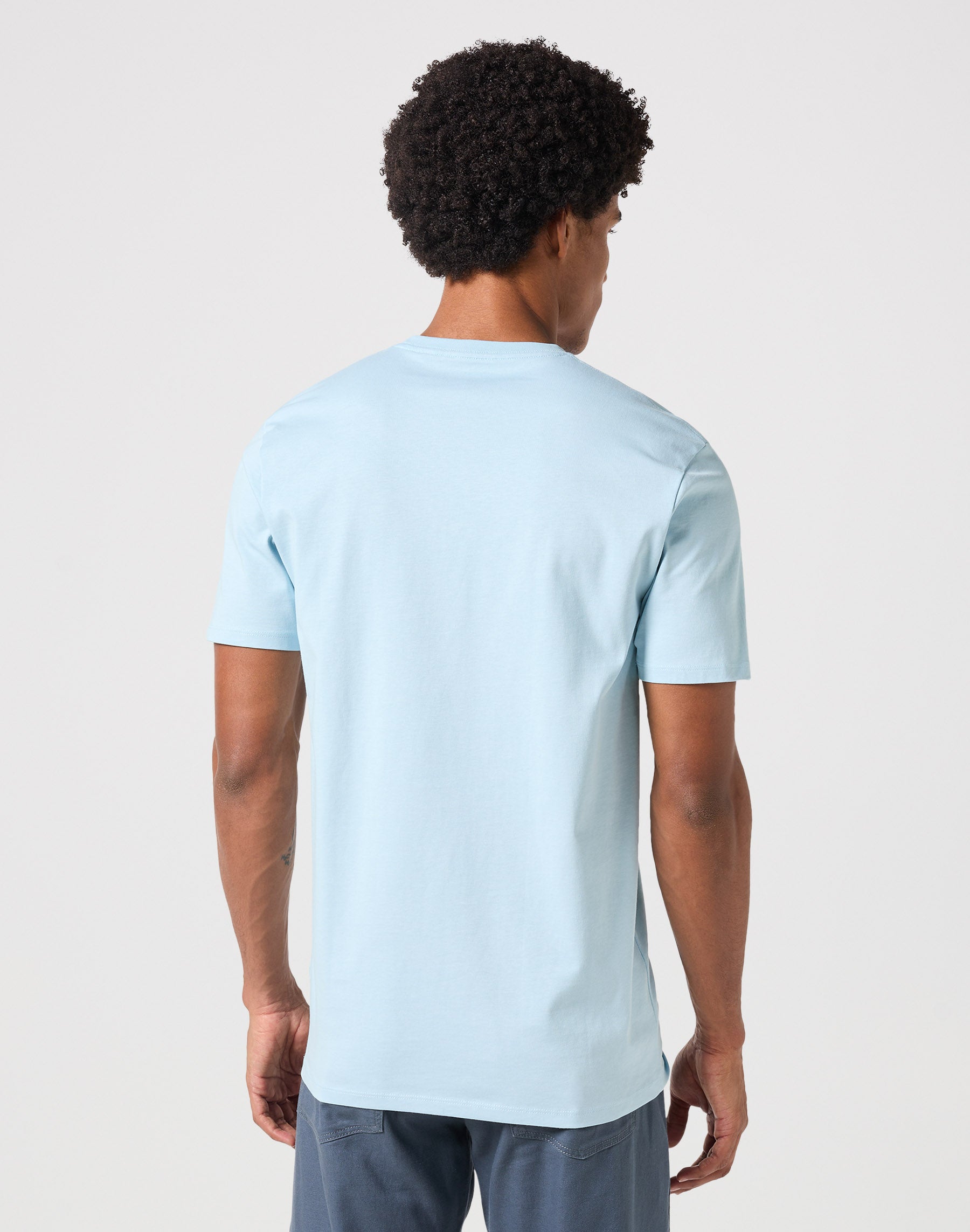 Sign Off Tee in Dream Blue T-Shirts Wrangler   