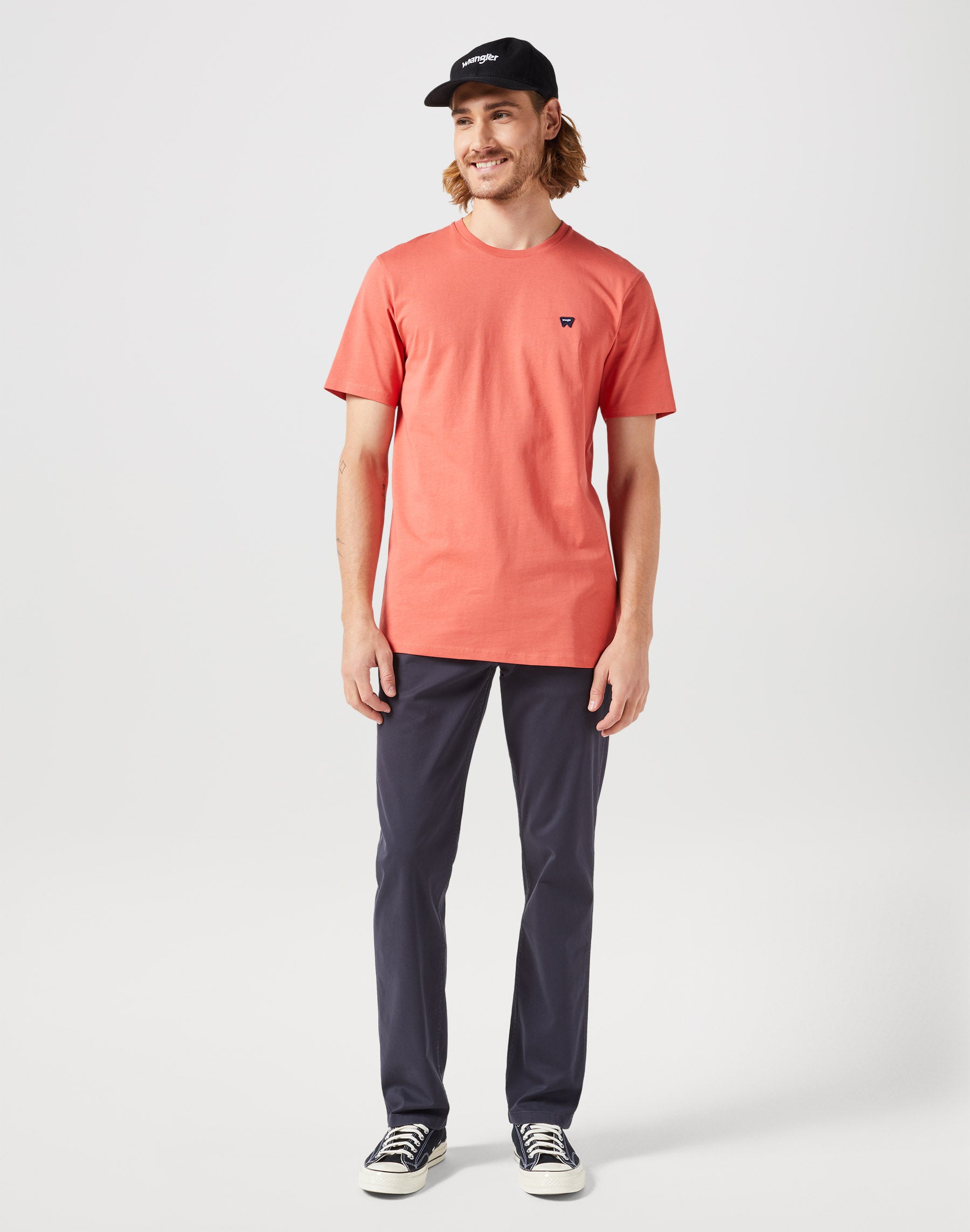 Sign Off Tee in Burnt Sienna T-Shirts Wrangler   