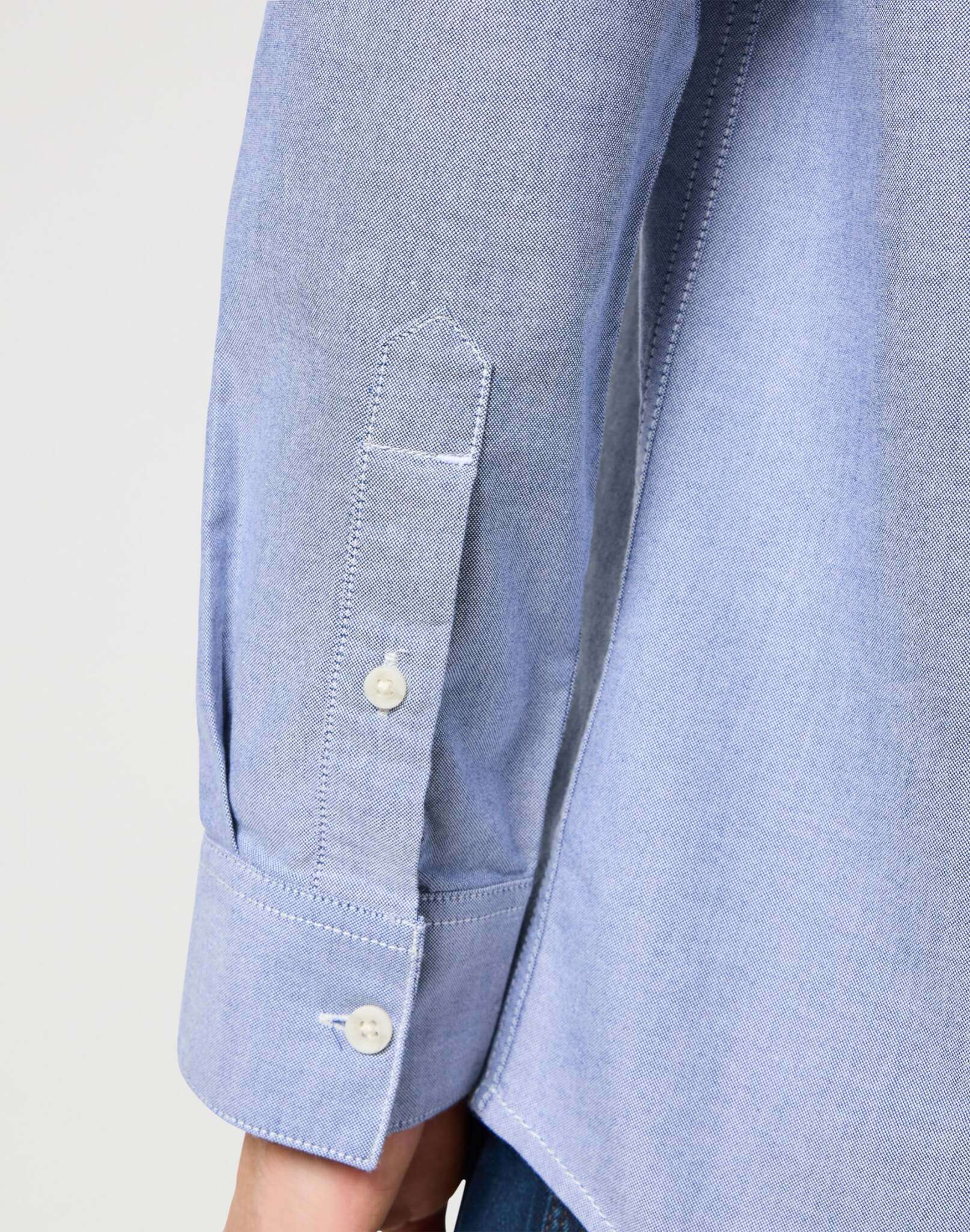 LS Shirt in Oxford Blue Hemden Wrangler