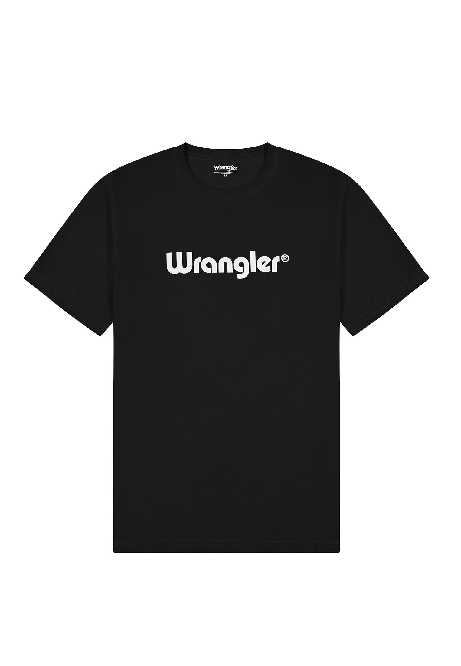 Logo Tee in Black T-Shirts Wrangler   