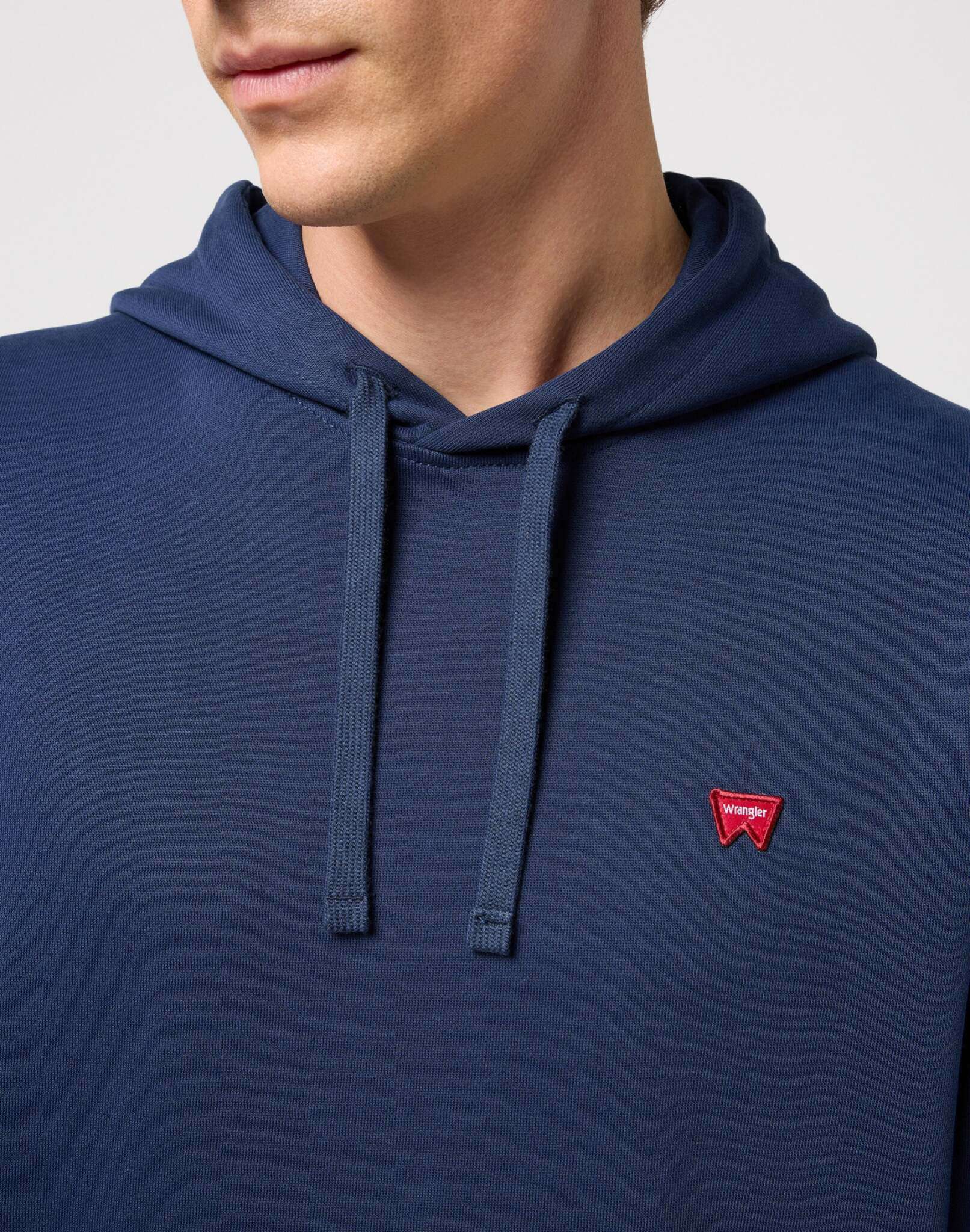 Sign Off Hoodie in Navy Kapuzenpullover Wrangler