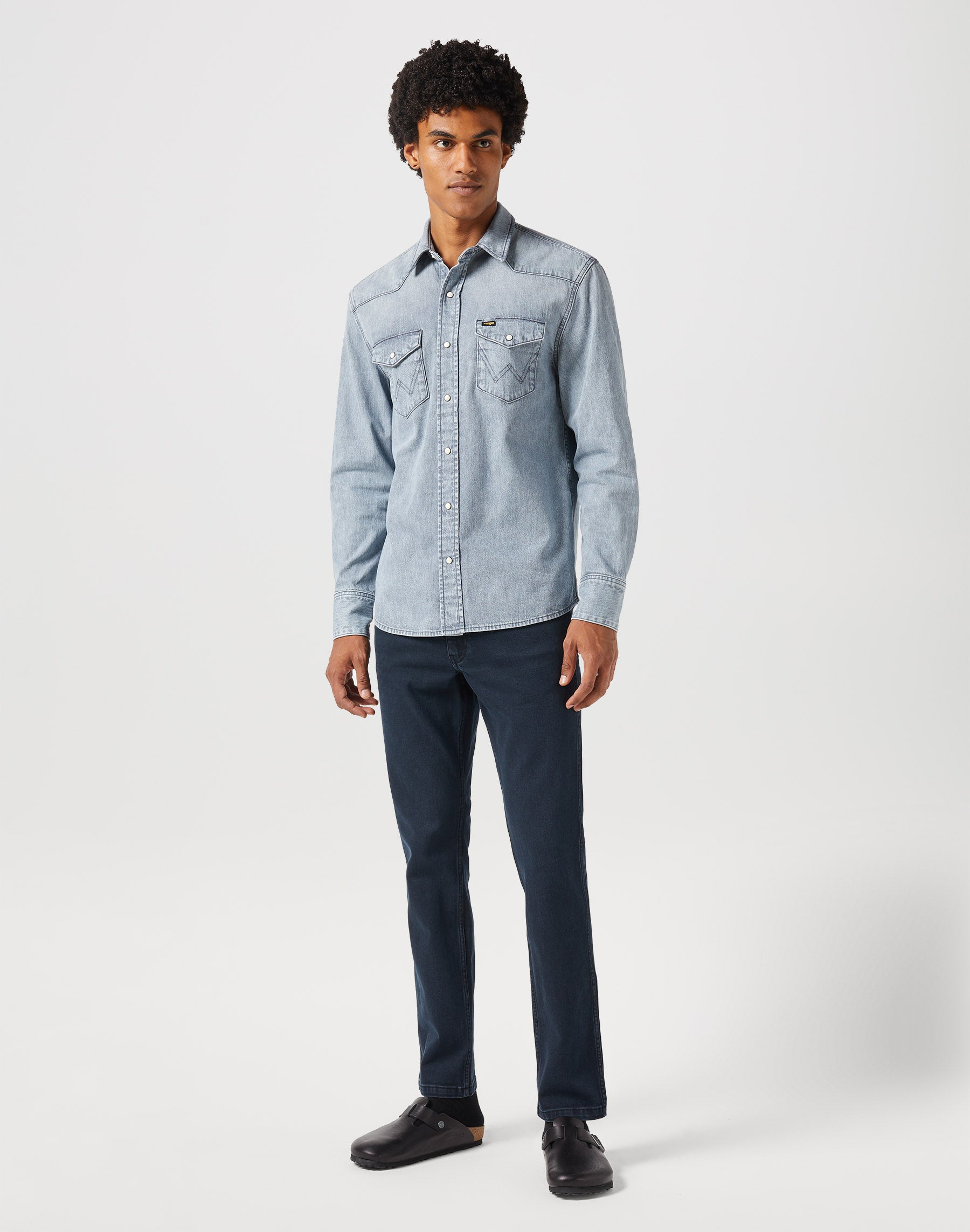 Greensboro Low Stretch in Cloudy Skies Jeans Wrangler   