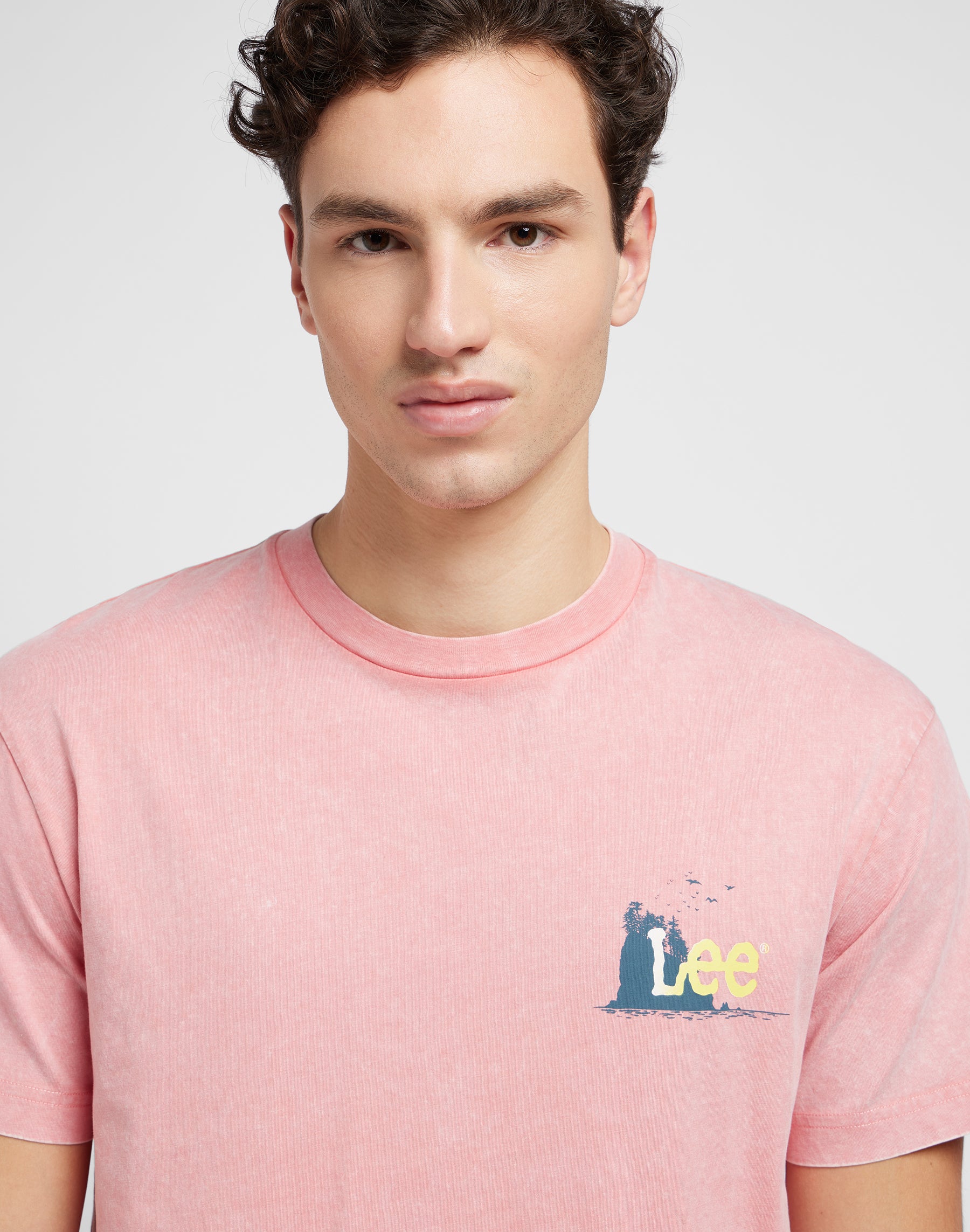 Camp Tee in Cassie Pink T-Shirts Lee   