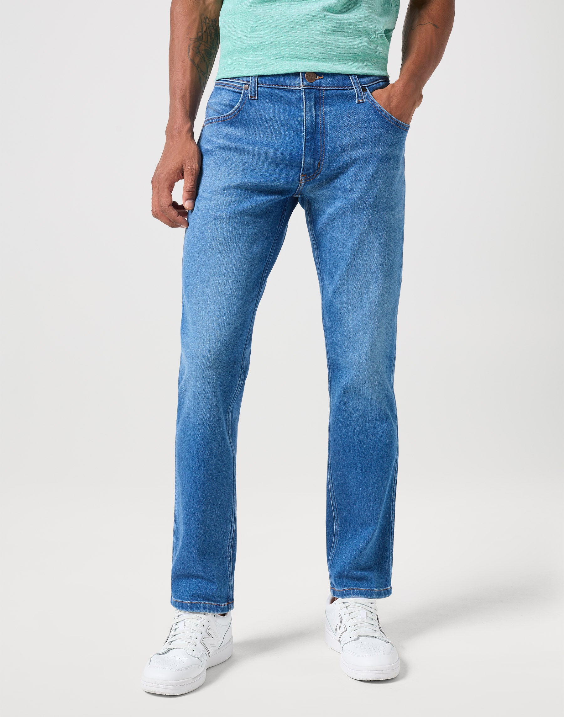 Greensboro High Stretch in Rustic Jeans Wrangler   
