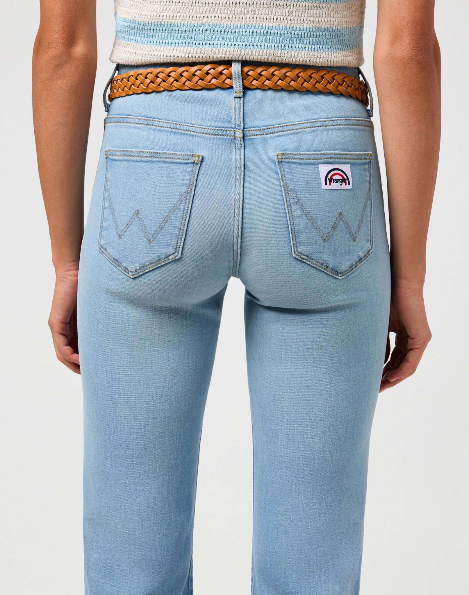 Braided Belt in Cognac Gürtel Wrangler   