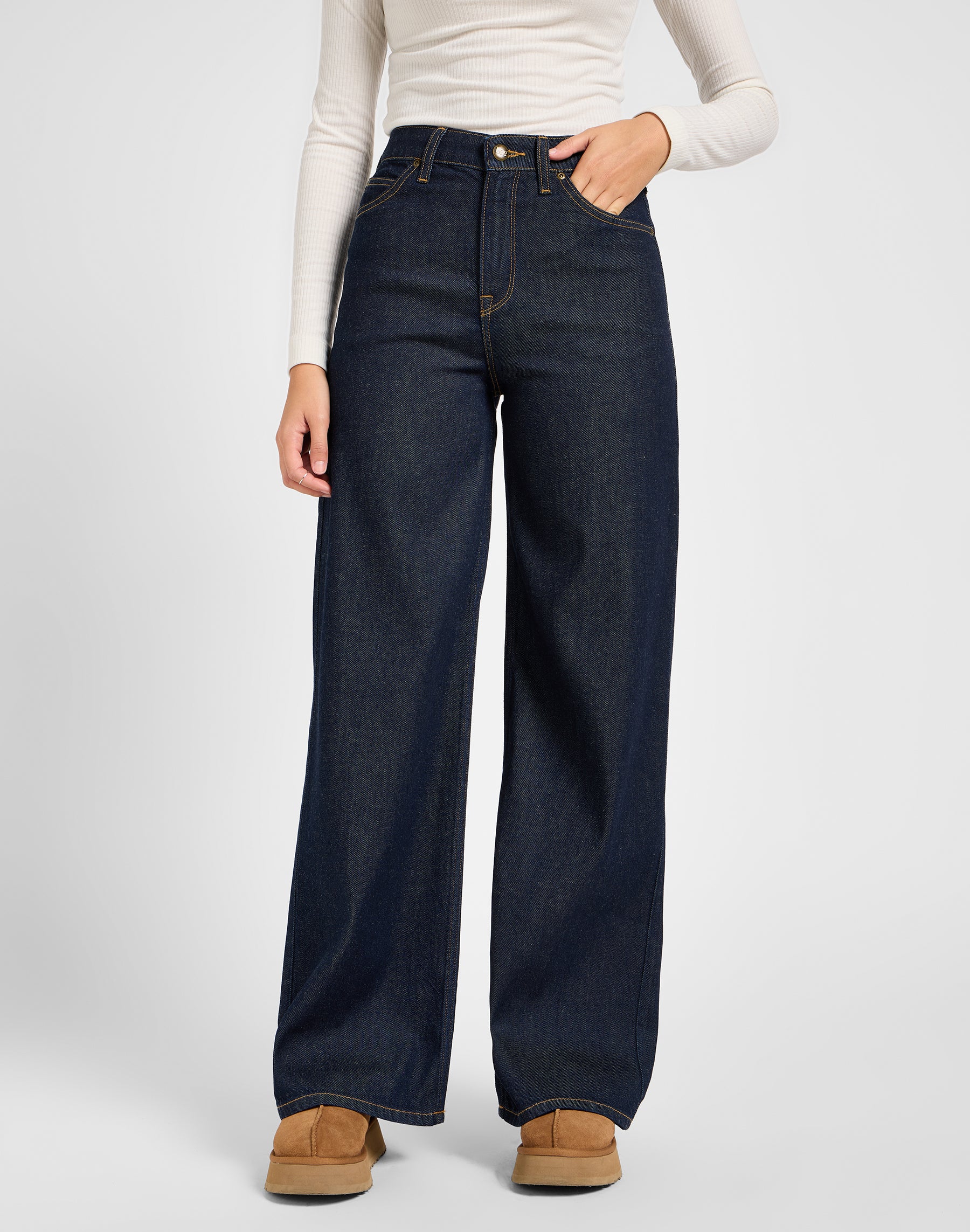 Stella A Line in Dark Beat Jeans Lee   