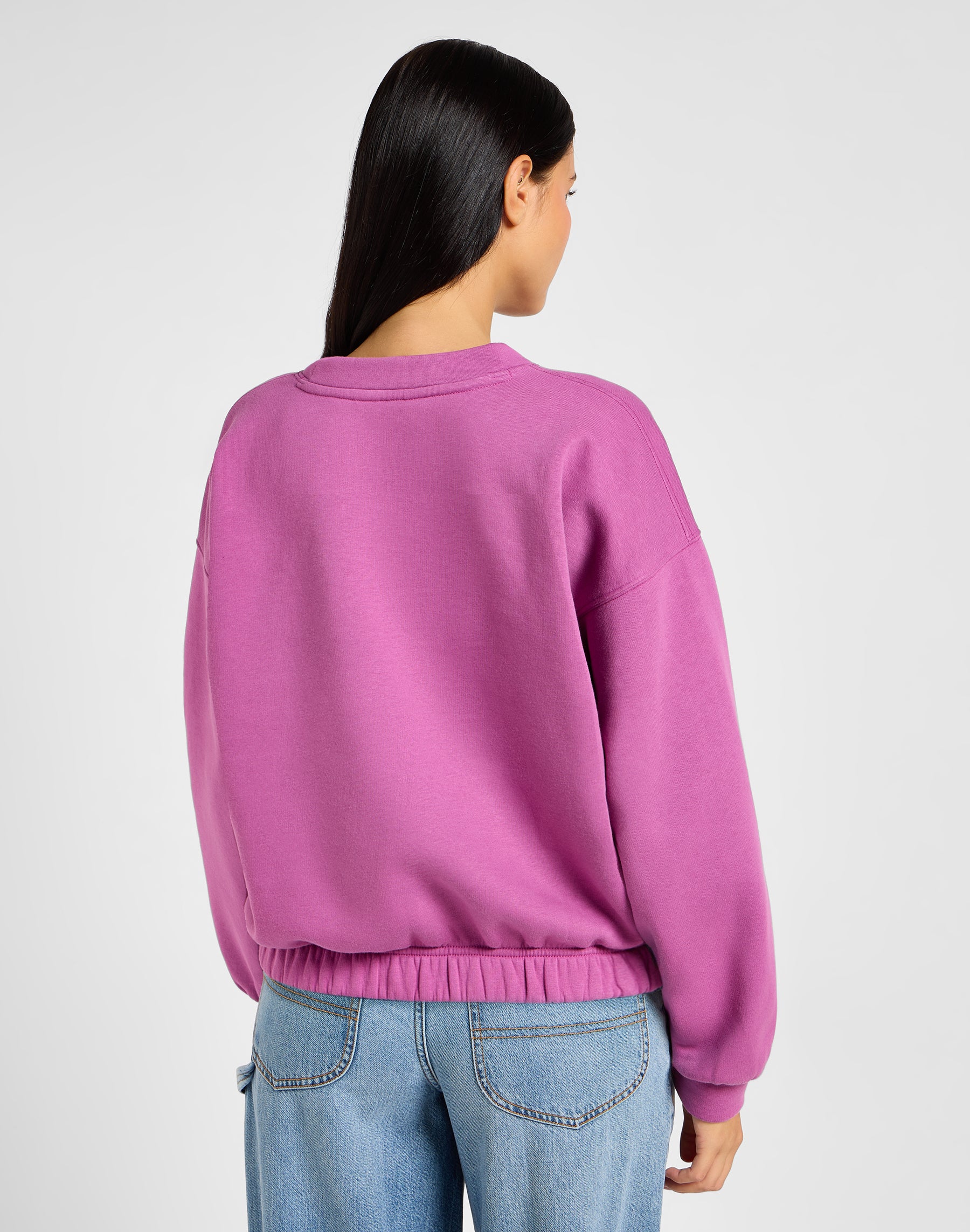 Sleeve Detail Sweatshirt in Lotus Sweatshirts Lee   