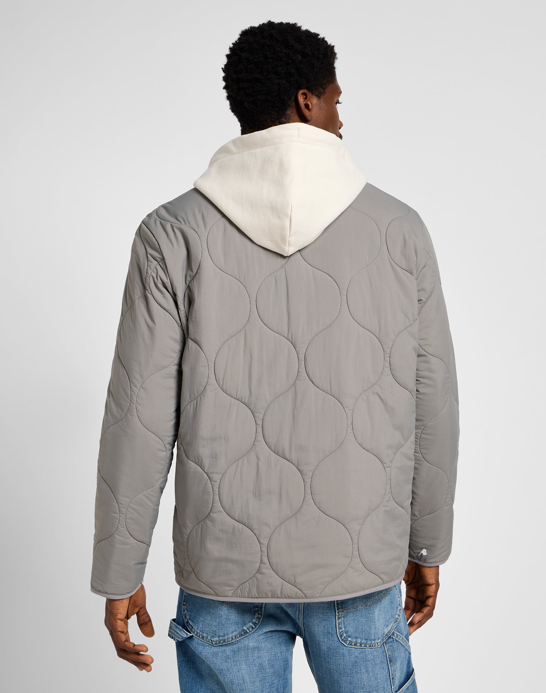 Quilted Liner Jacket in Hd Lee Gray Jacken Lee   