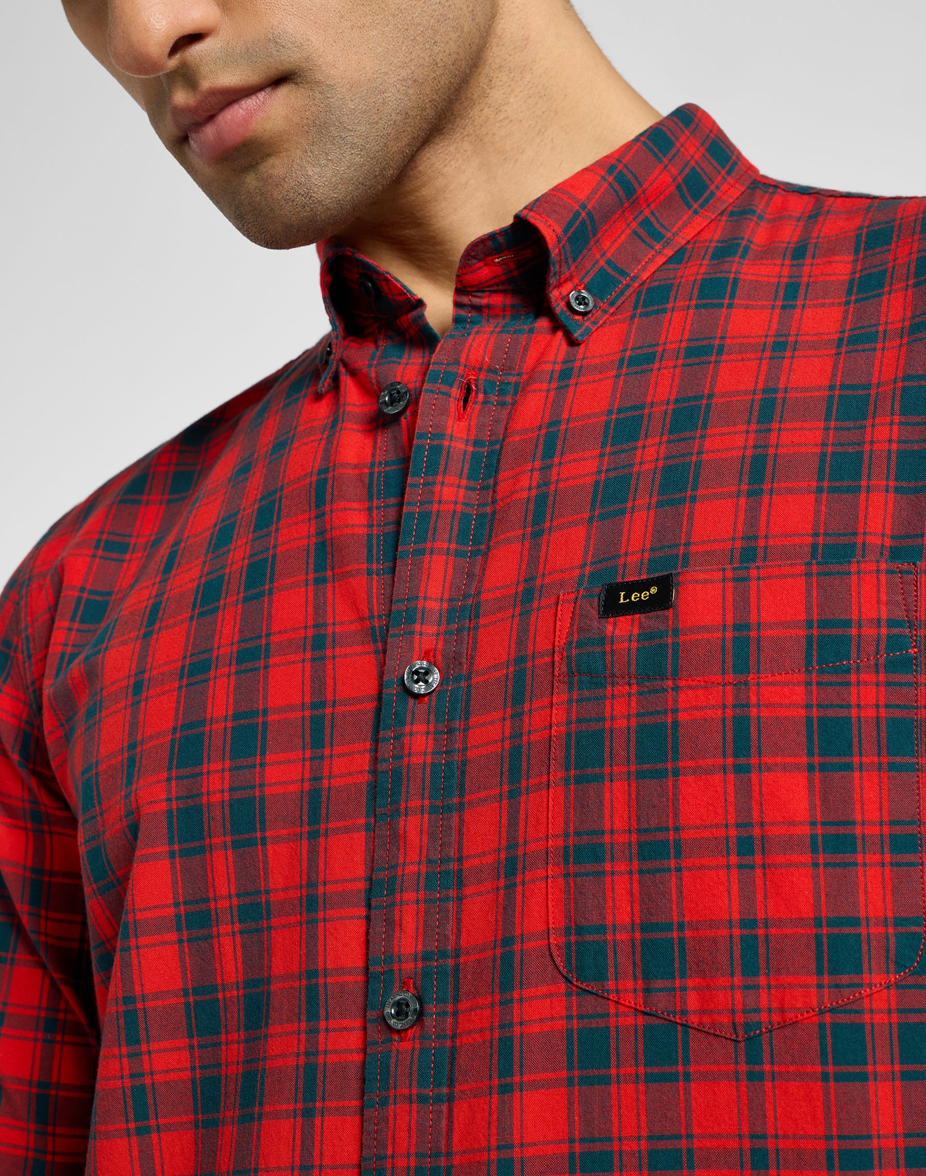 Lee Button Down in Red Hemden Lee   