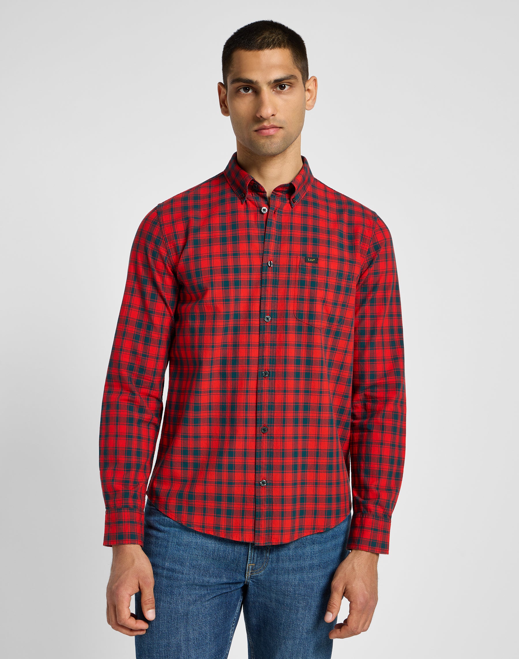 Lee Button Down in Red Hemden Lee   