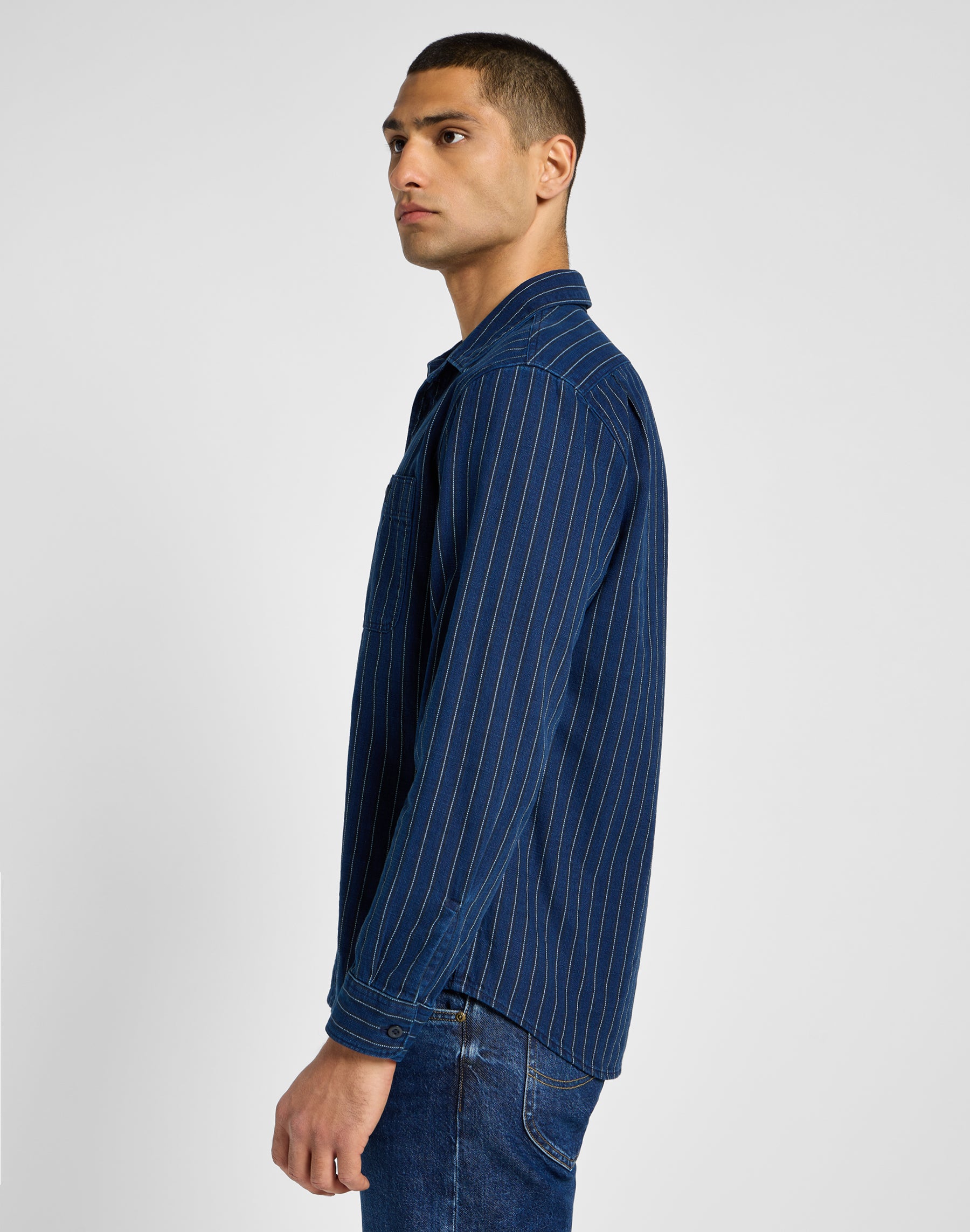 Worker Shirt 2.0 in Indigo Hemden Lee   