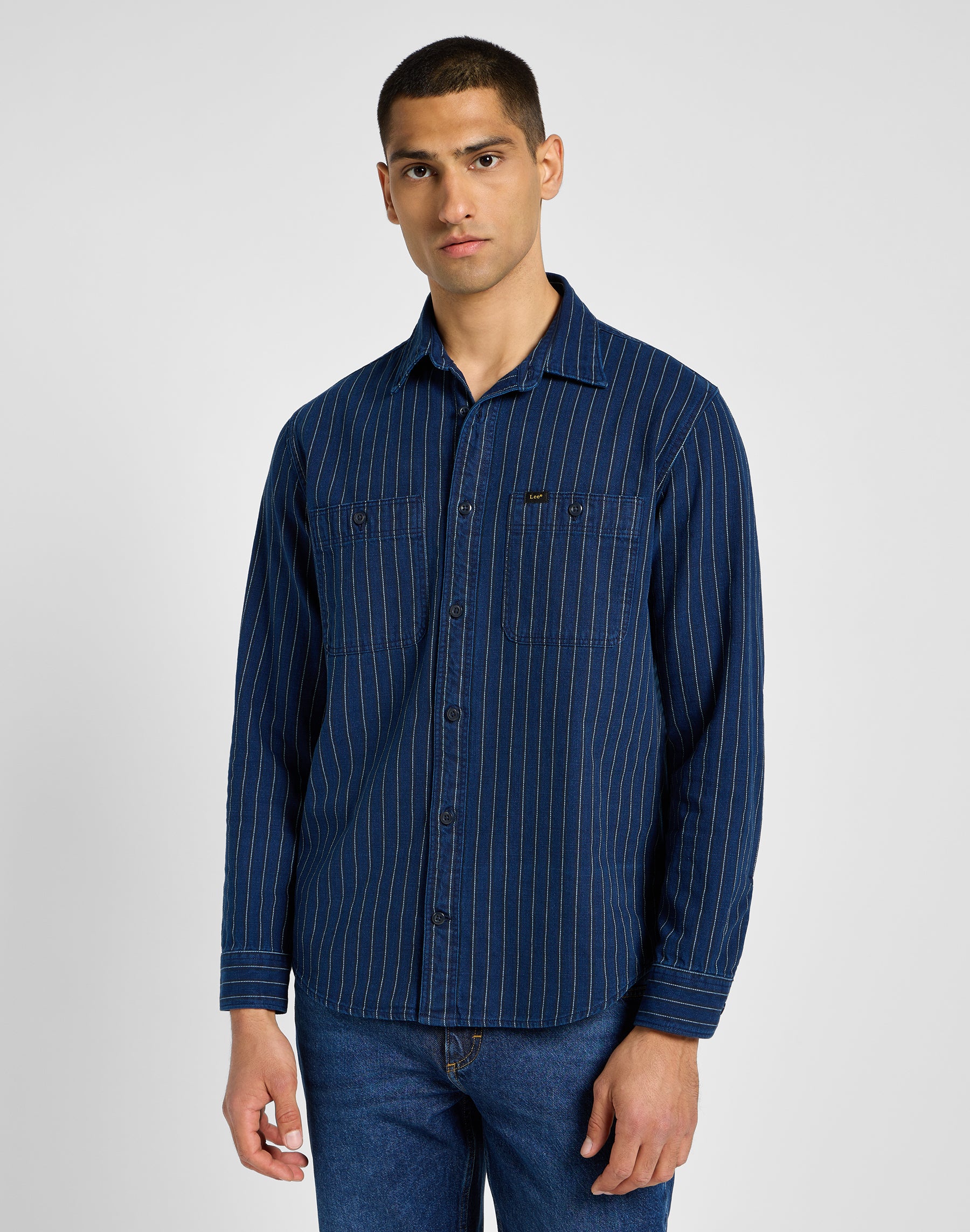 Worker Shirt 2.0 in Indigo Hemden Lee   