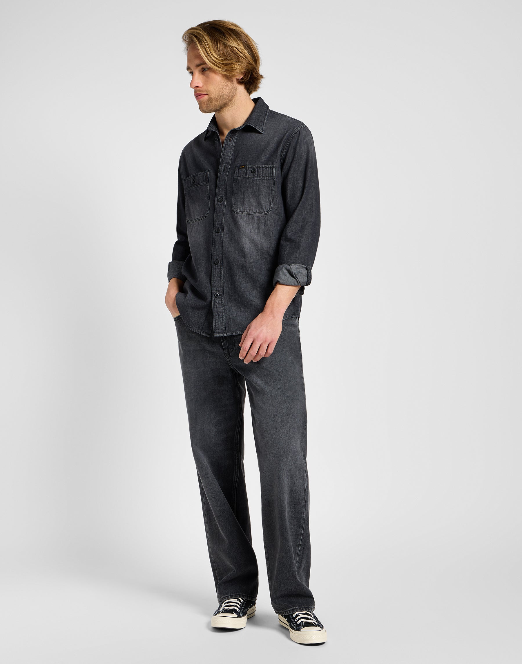 Worker Shirt 2.0 in Granite Wash Hemden Lee   