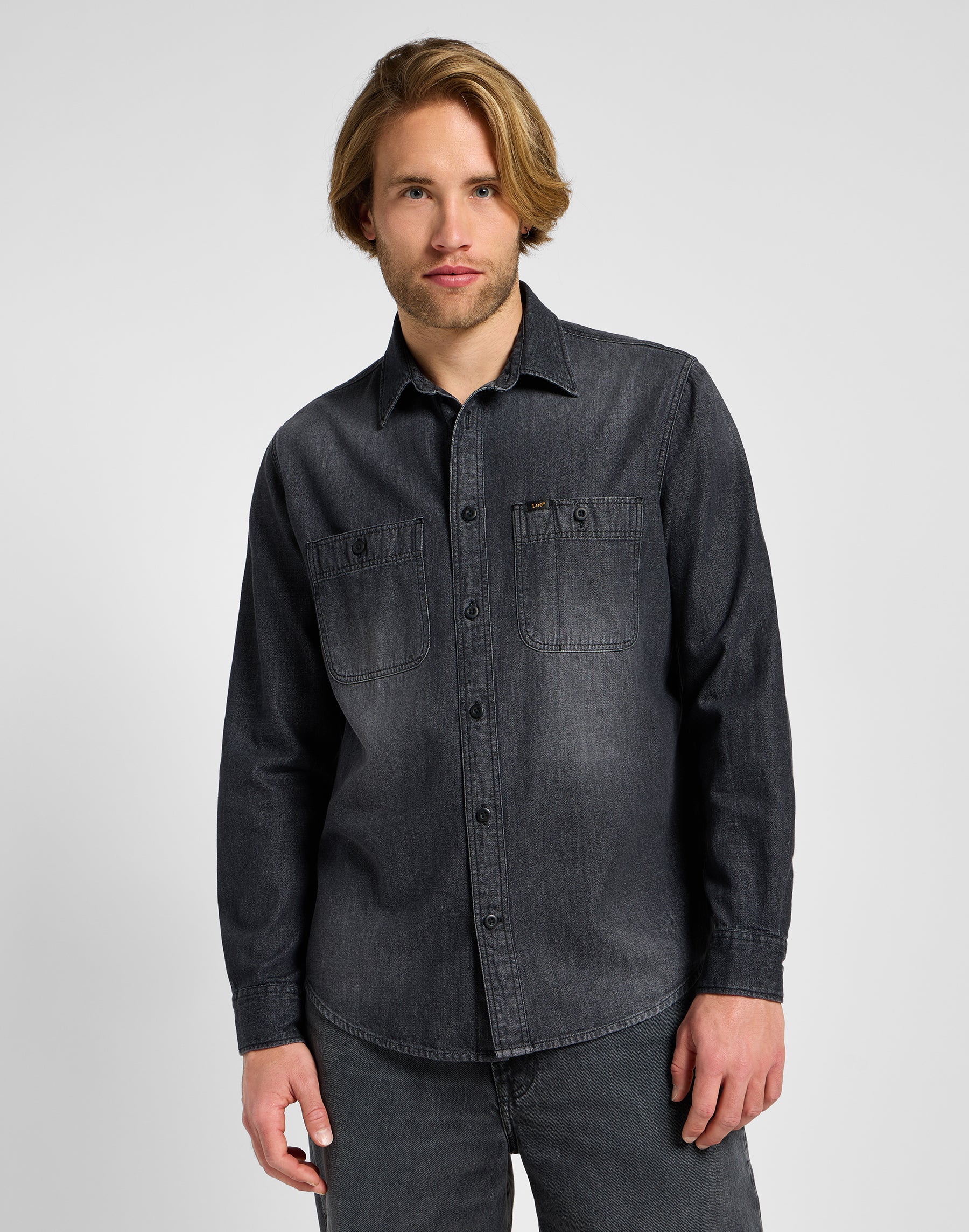 Worker Shirt 2.0 in Granite Wash Hemden Lee   